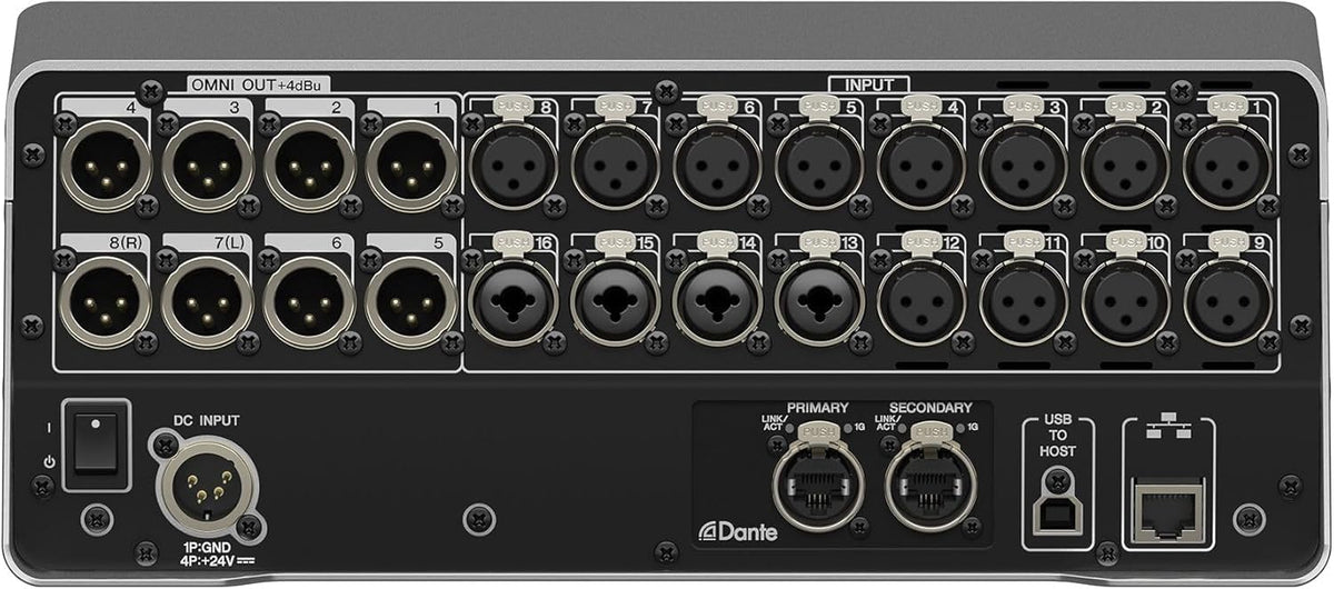 Yamaha DM3-D 22-Channel Ultracompact Digital Mixing Console with Dante