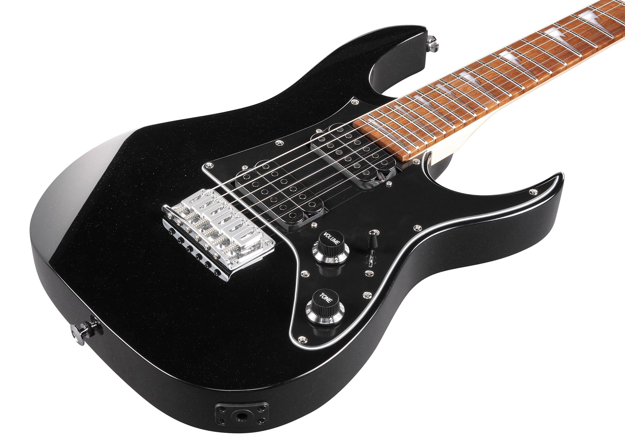 Ibanez GRGM21 RG Gio miKro Short-Scale Electric Guitar - Black Night w/ Amplifier