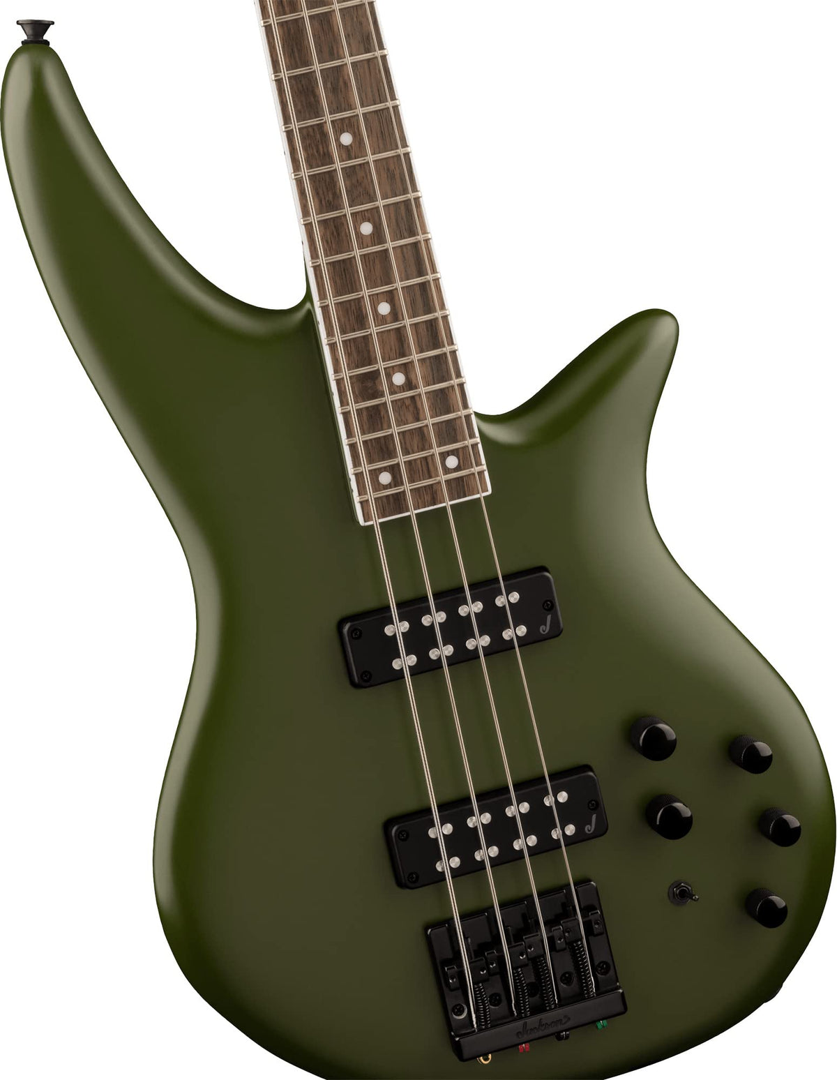 Jackson X Series Spectra Bass SBX IV Bass Guitar - Matte Army Drab w/ Instrument Cable