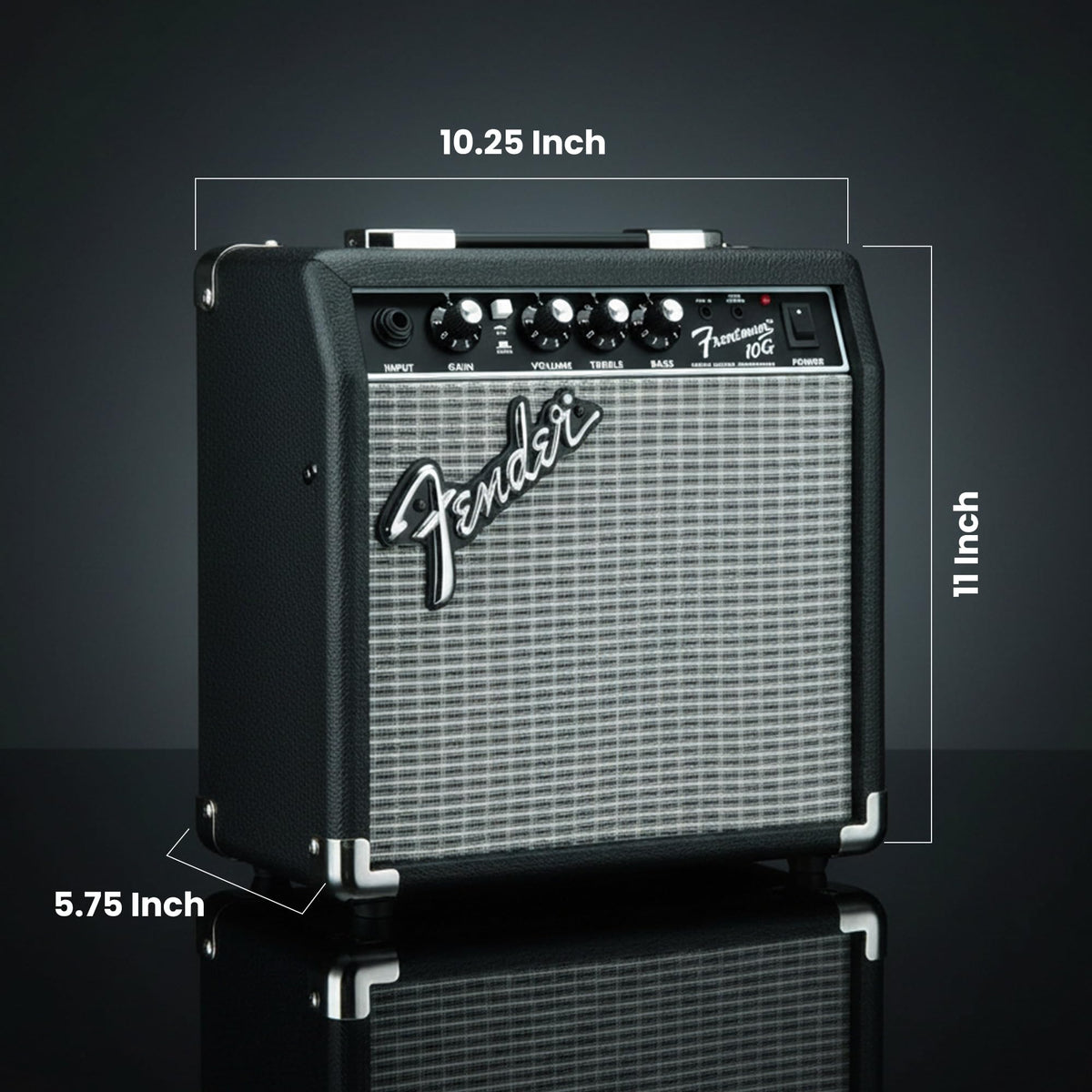 Fender Frontman 10G Guitar Combo Amplifier - Black w/ Instrument Cable