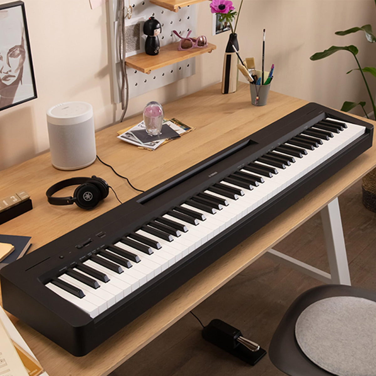 Yamaha P-145BT Bluetooth 88-Key Digital Piano