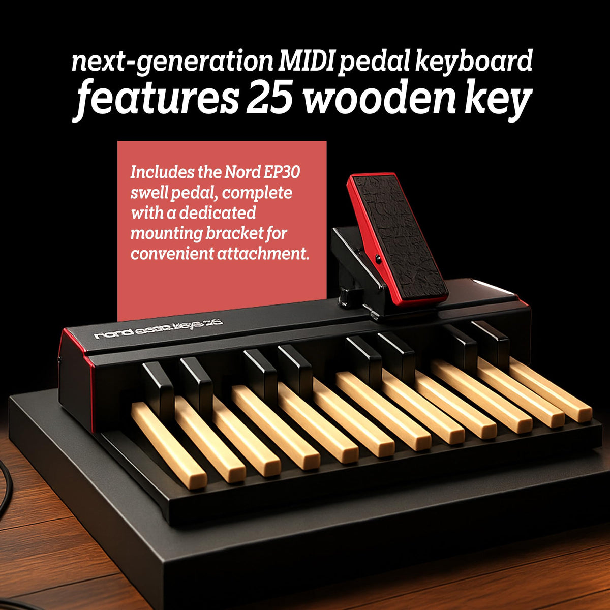 Nord Pedal Keys 25 MIDI Controller