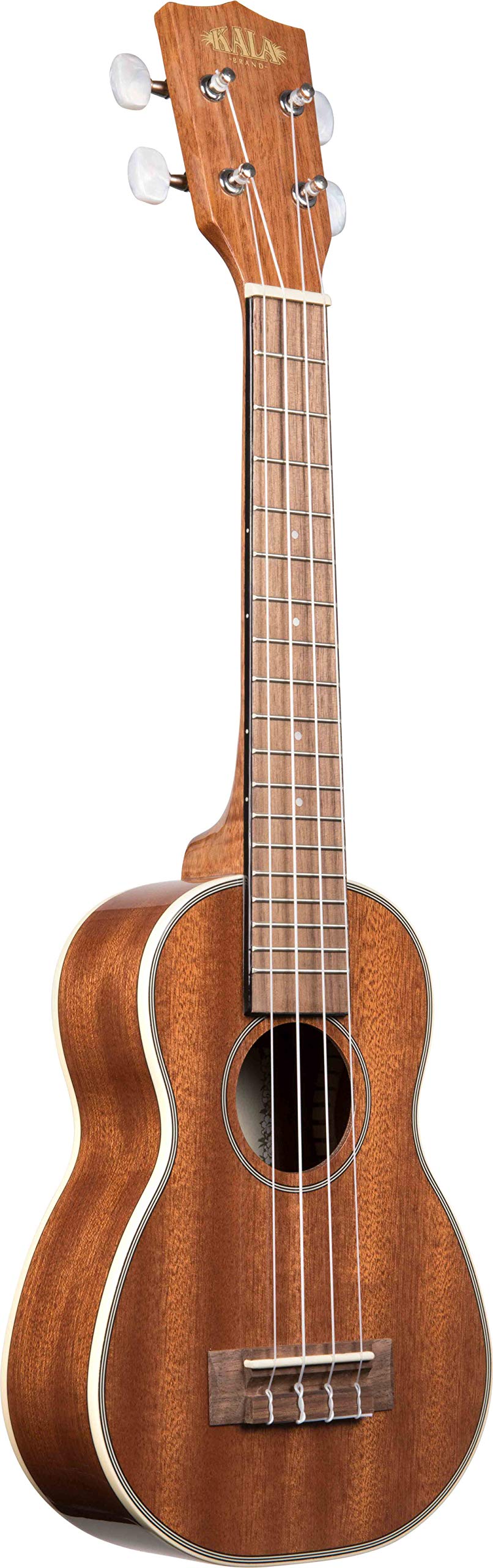 Kala KA-SLNG Mahogany Long Neck Soprano Ukulele w/ Hard Case