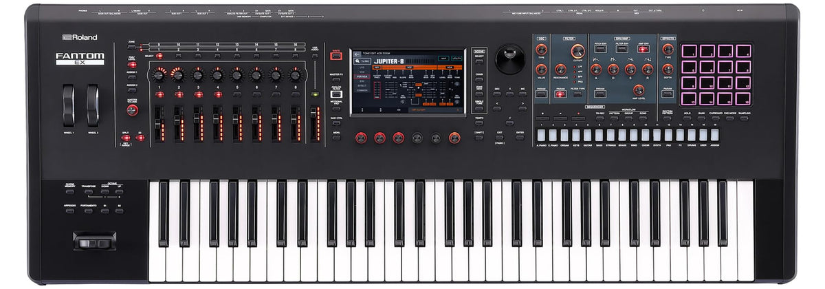 Roland Fantom 6 EX 61-Key Workstation Keyboard Synthesizer w/ Sustain Pedal