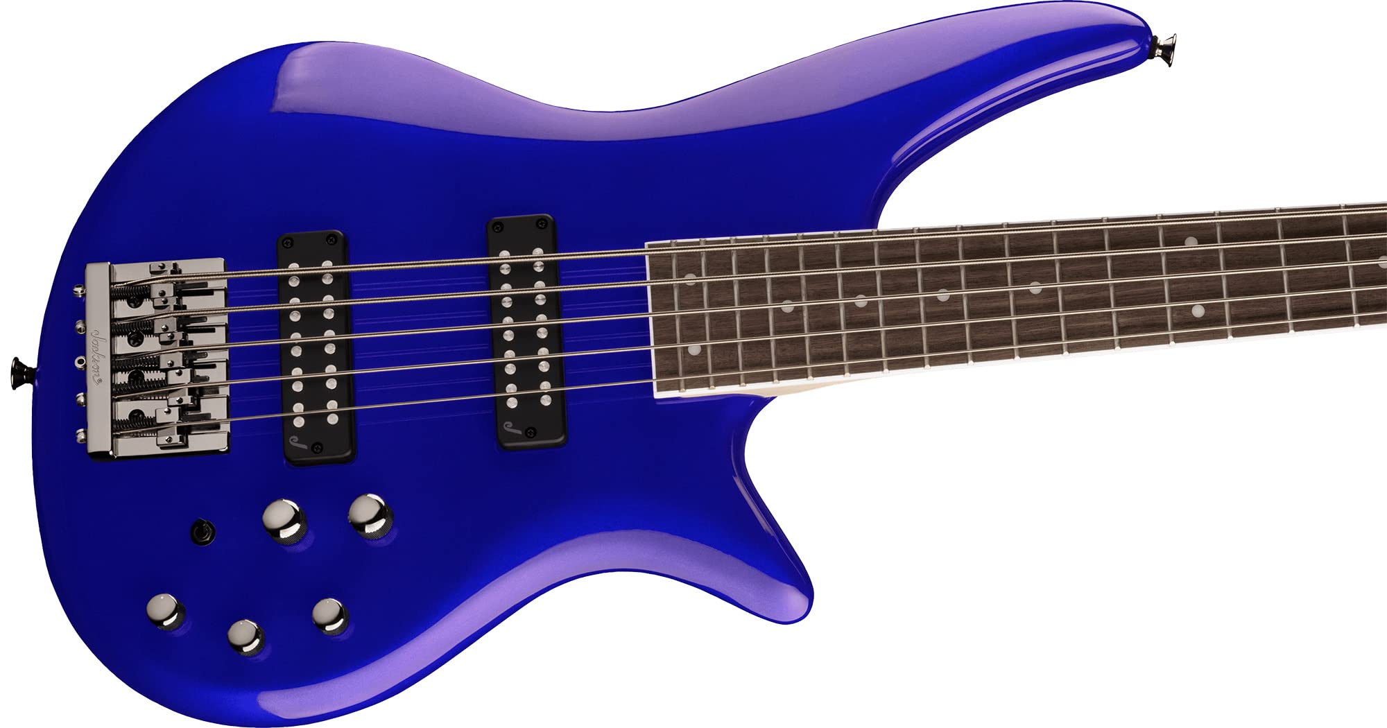 Jackson JS Series Spectra Bass JS3V Bass Guitar - Indigo Blue w/ Instrument Cable