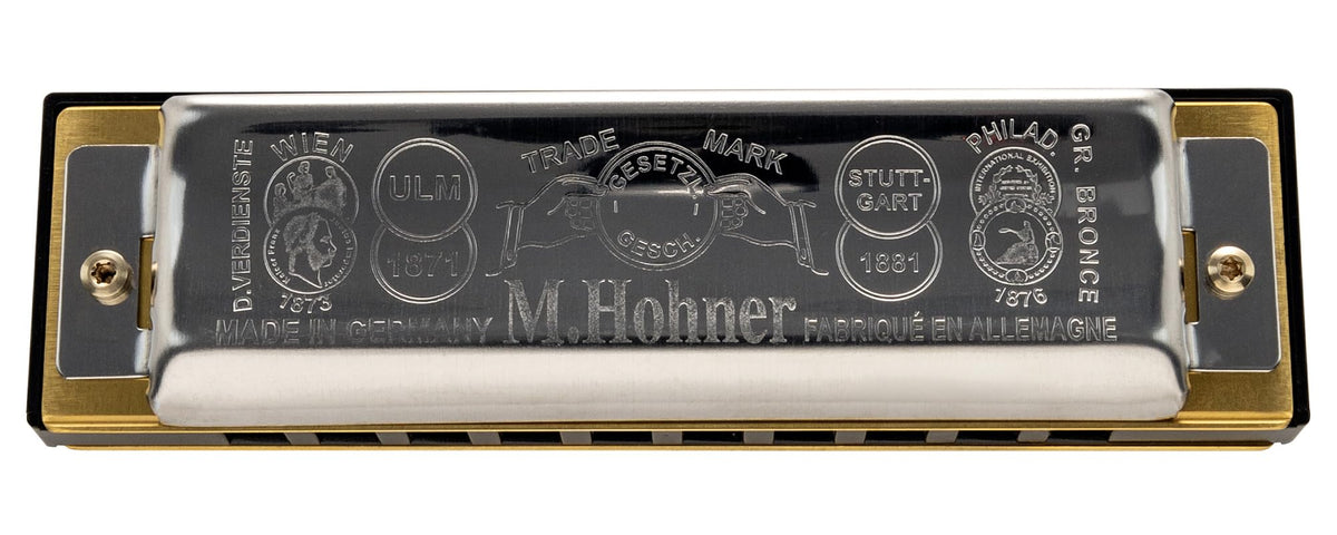 Hohner Big River Harmonica - Key of A w/ Instructional Manual