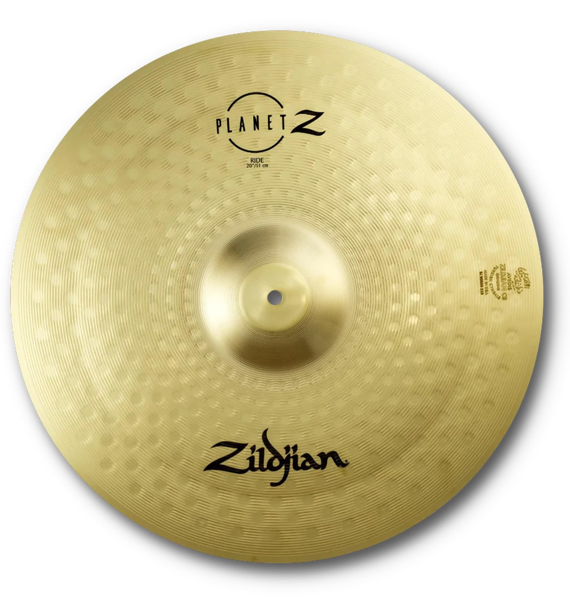 Zildjian ZP20R 20" Planet Z Ride Cymbal w/ Drumsticks