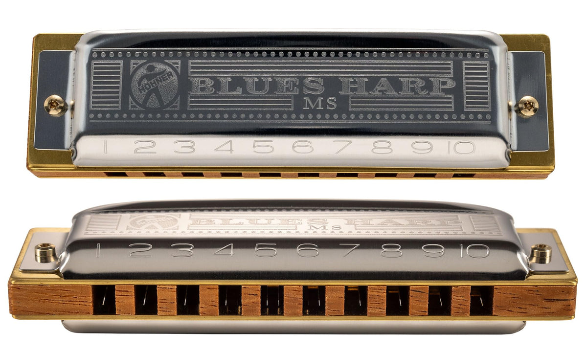 Hohner 532 Blues Harp MS Harmonica - Key of C w/ Key Stickers