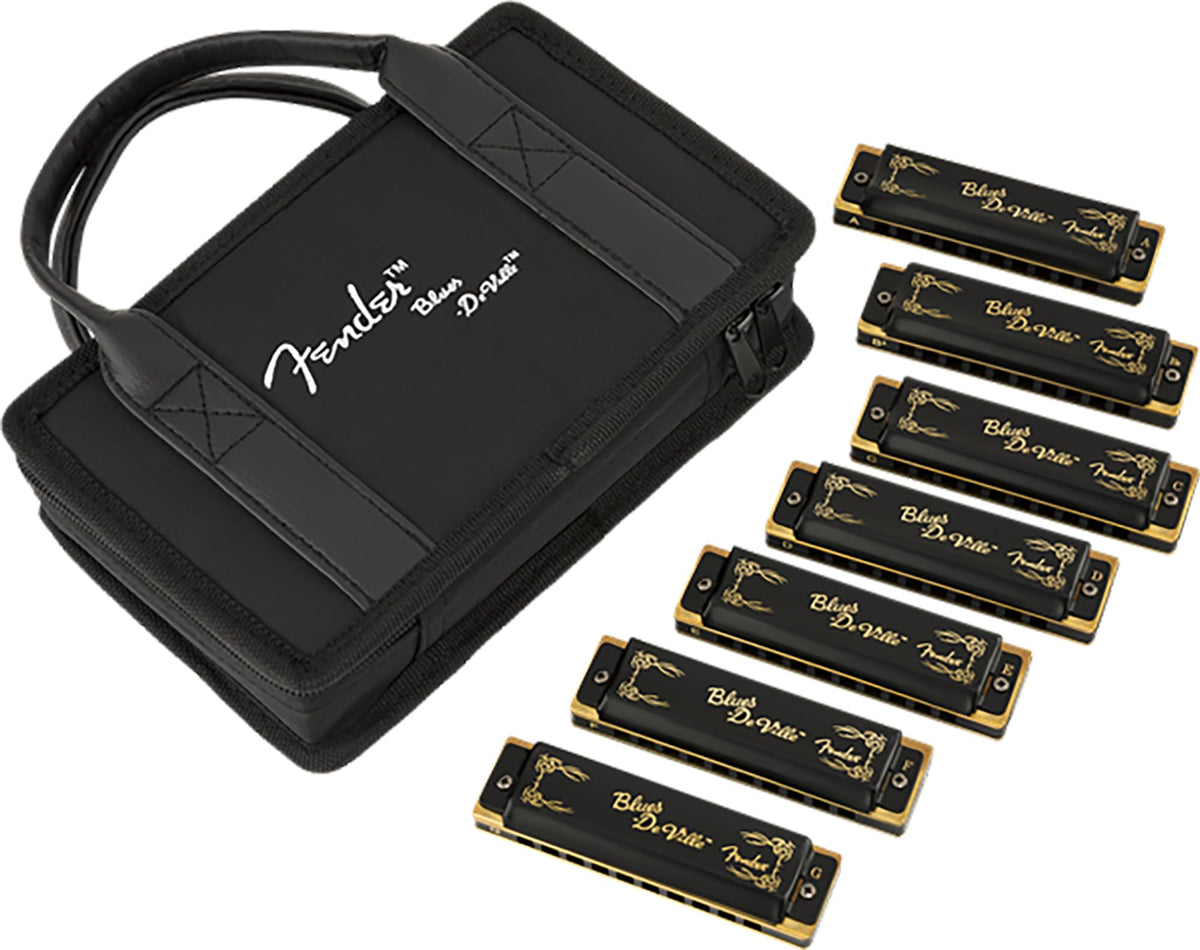 Fender Blues DeVille Harmonica 7 Pack w/ Austin Bazaar Instructional Manual