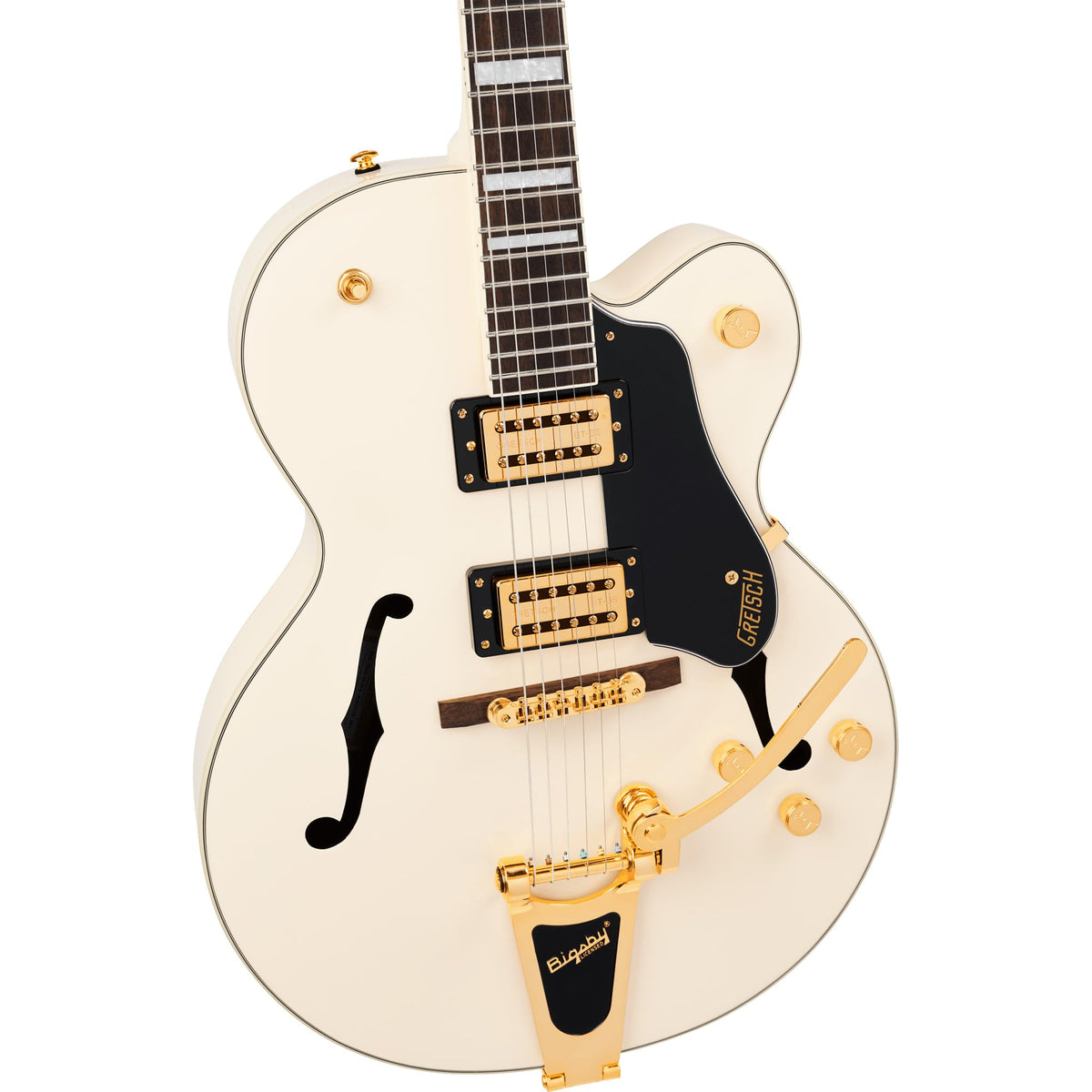Gretsch G2420TG Streamliner Hollow Body with Bigsby Electric Guitar - Vintage White