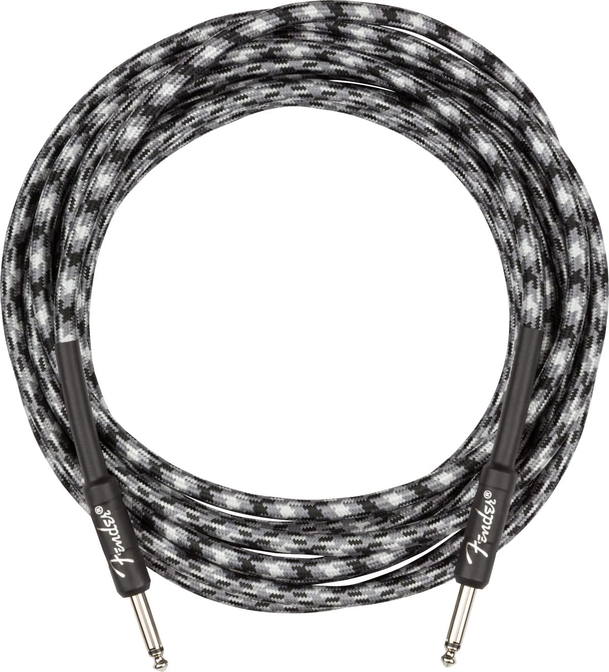 Fender 18.6-Foot Professional Tweed Instrument Cable, Straight-Straight, Winter Camo - 1 Pack