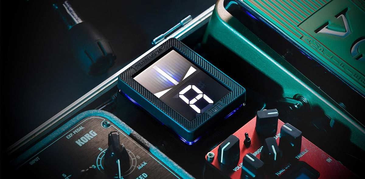 Korg Pitchblack XS Chromatic Pedal Tuner w/ Instrument Cable