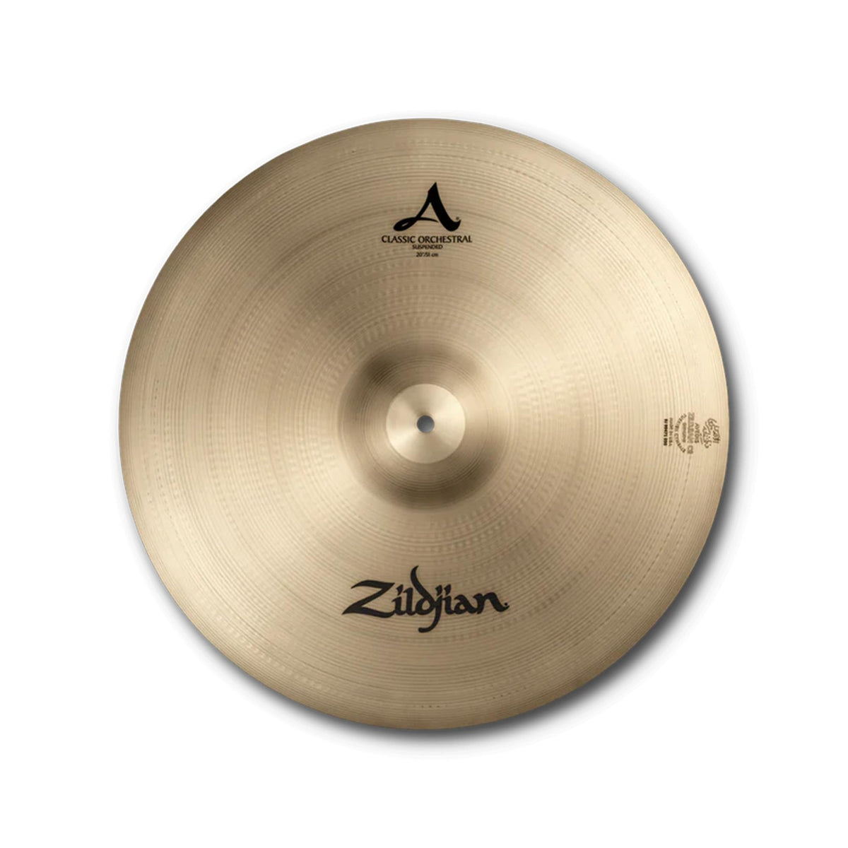 Zildjian A0421 20" A Zildjian Classic Orchestral Suspended Cymbal w/ Drumstick Bag