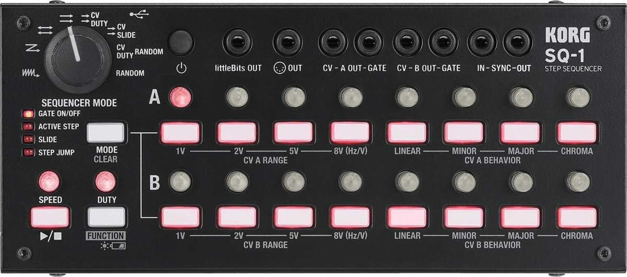 Korg SQ-1 Step Sequencer w/ MIDI Cable