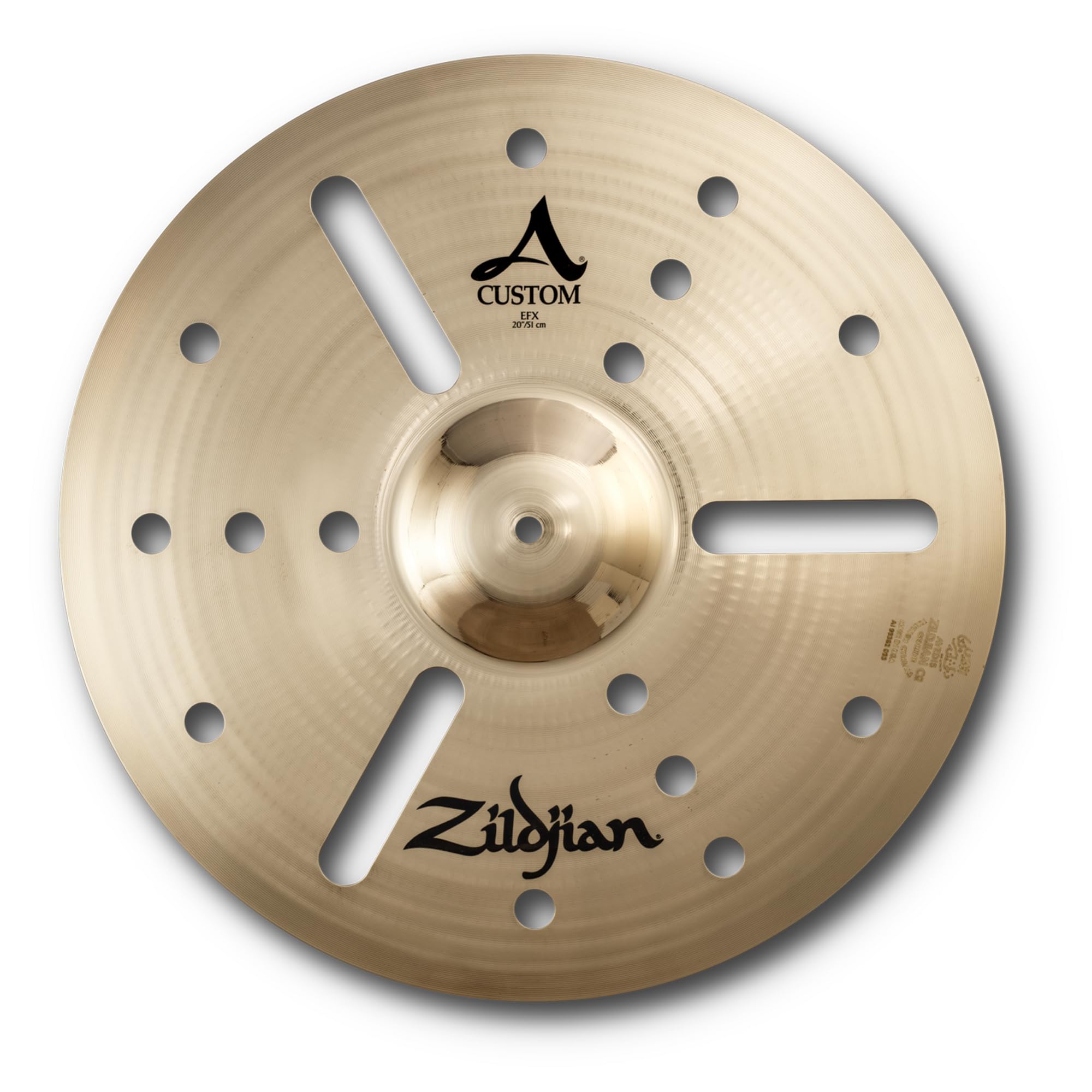 Zildjian A20820 20" A Custom EFX Cymbal w/ Drumstick Bag