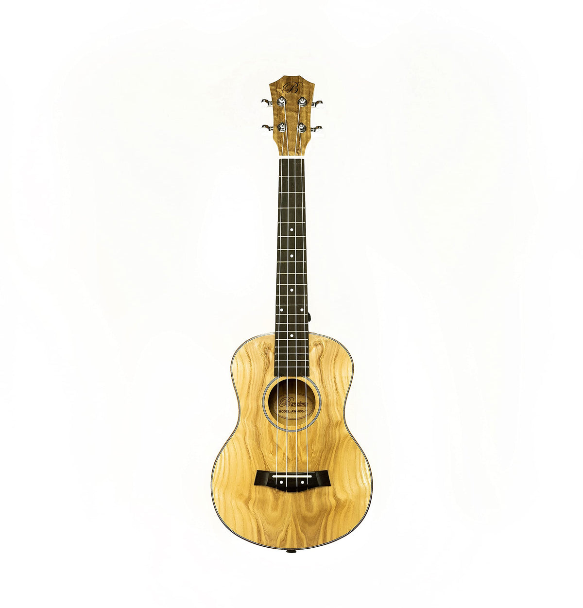 Barcelona Solid Top Ash Wood Tenor Ukulele w/ Gig Bag