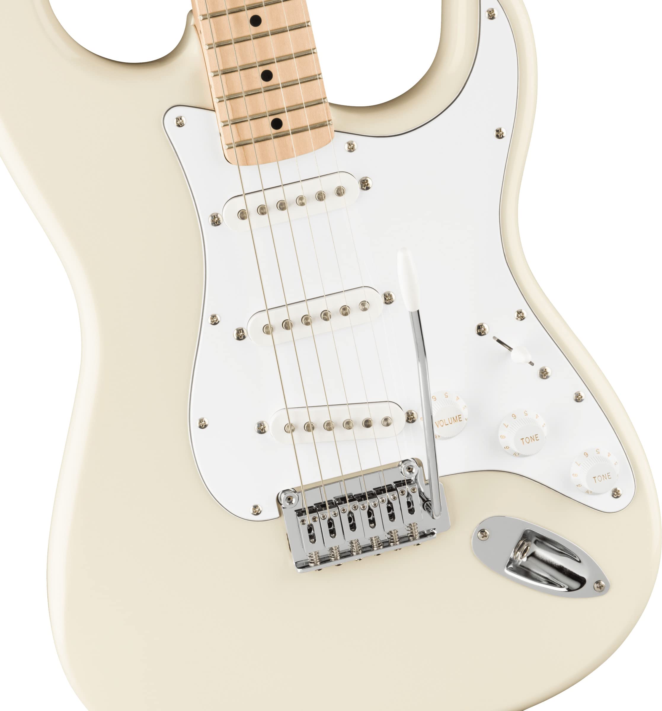 Fender Squier Affinity Stratocaster, Maple - Olympic White w/ Frontman 10G Amp