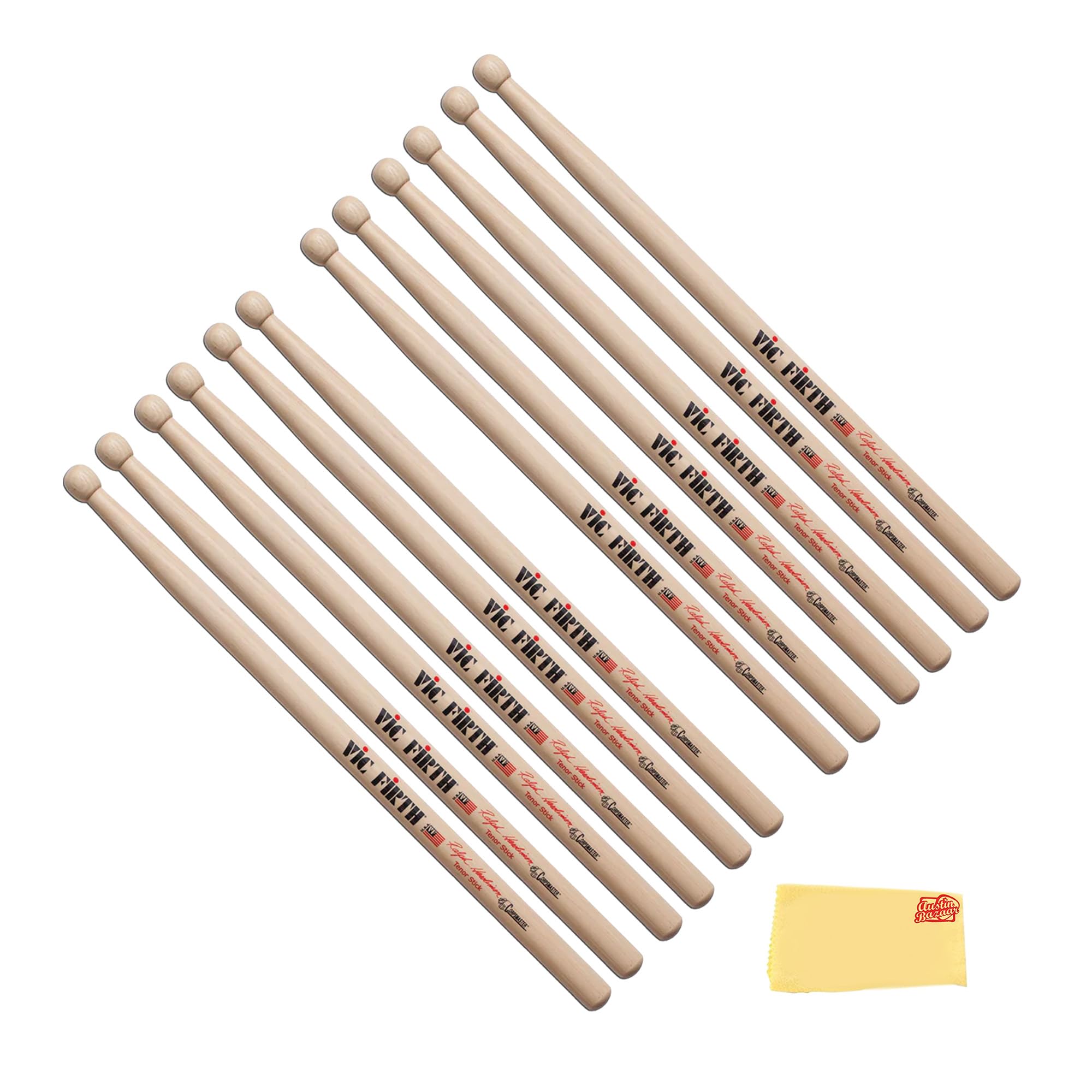 Vic Firth SRHTS Corpsmaster Multi-Tenor Ralph Hardimon Drumsticks - 6 Pack
