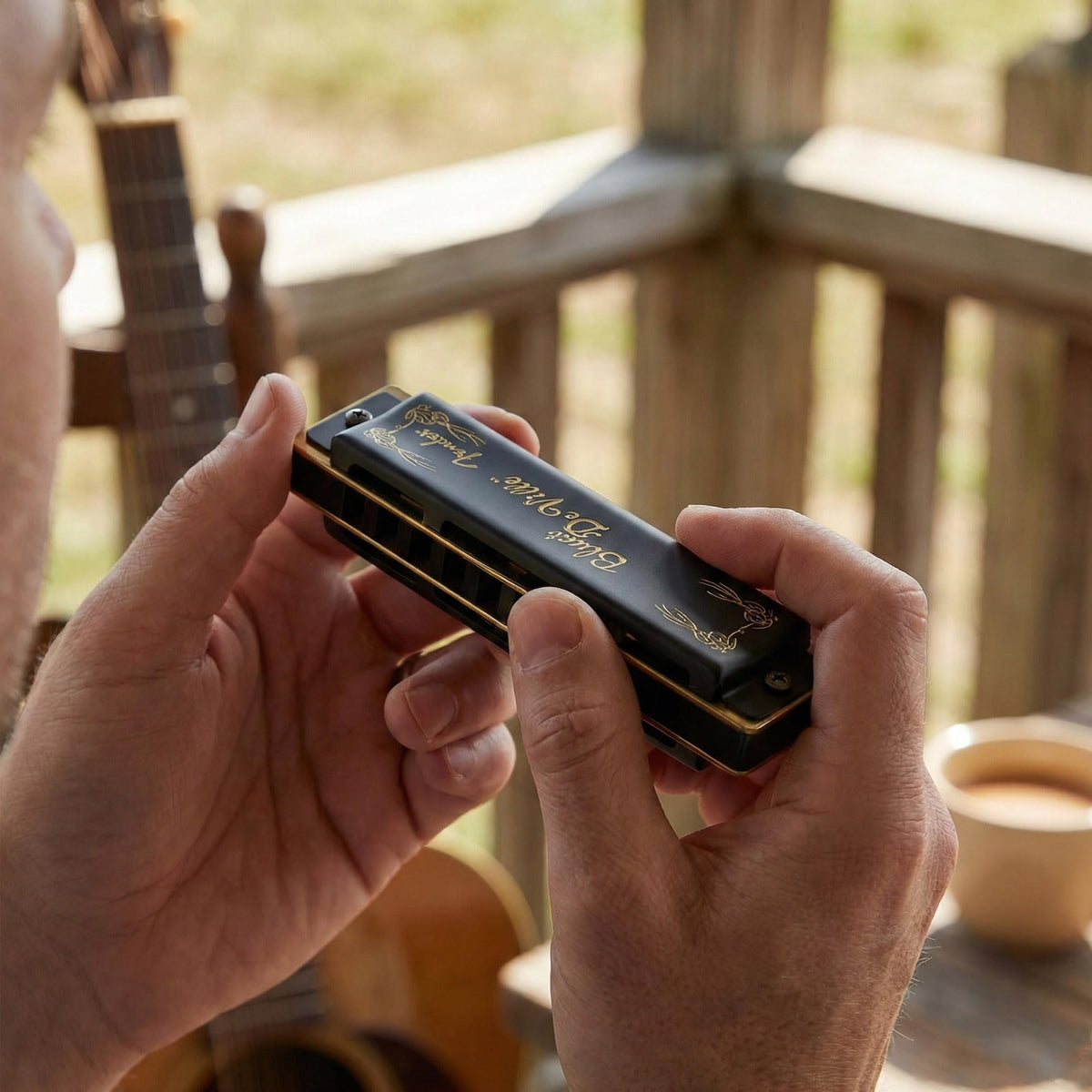 Fender Blues DeVille Harmonica - Key of B Flat w/ Austin Bazaar Instructional Manual