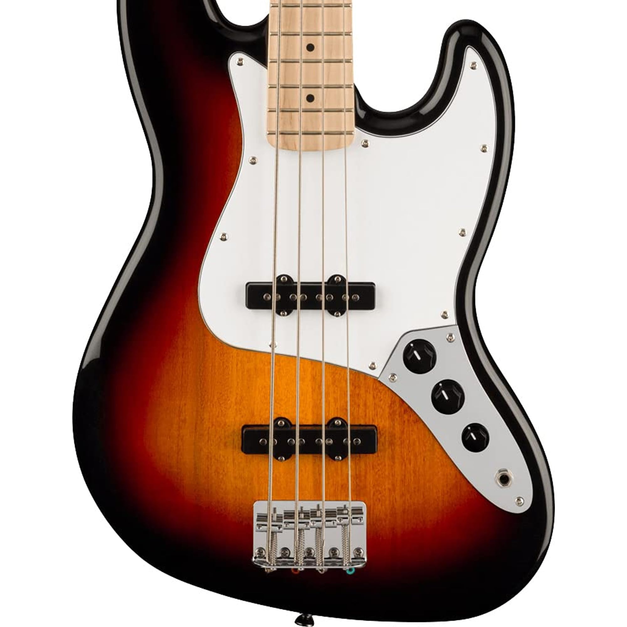 Fender Squier Affinity Jaguar Bass H - Black w/ Rumble 15 Amplifier