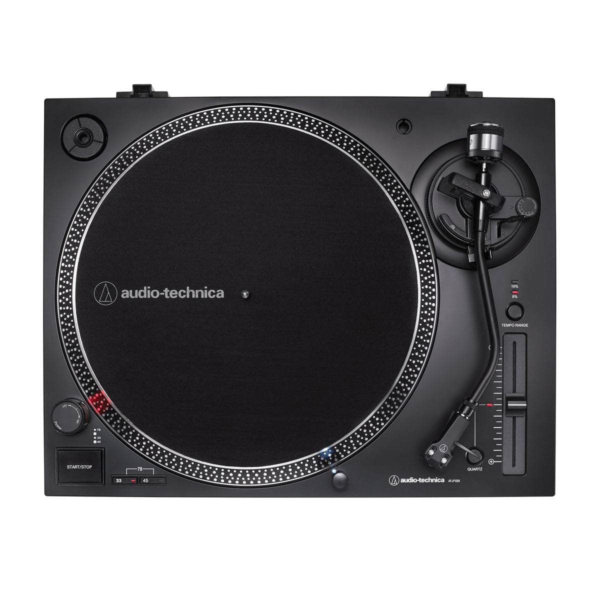 Audio-Technica AT-LP120XUSB Direct-Drive Turntable - Black w/ Headphones