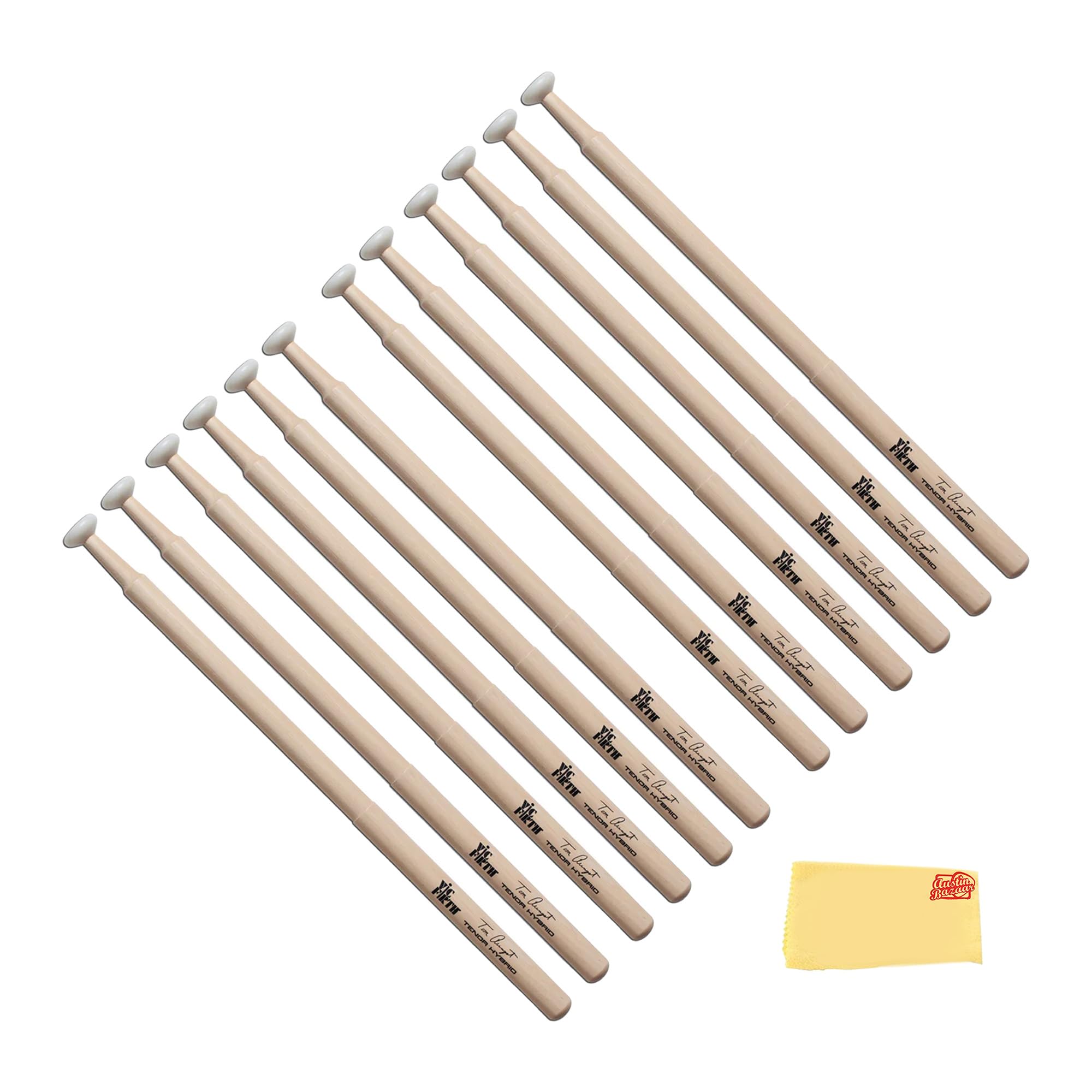 Vic Firth STATH Corpsmaster Multi-Tenor Tom Aungst Tenor Hybrid Drumsticks - 6 Pack