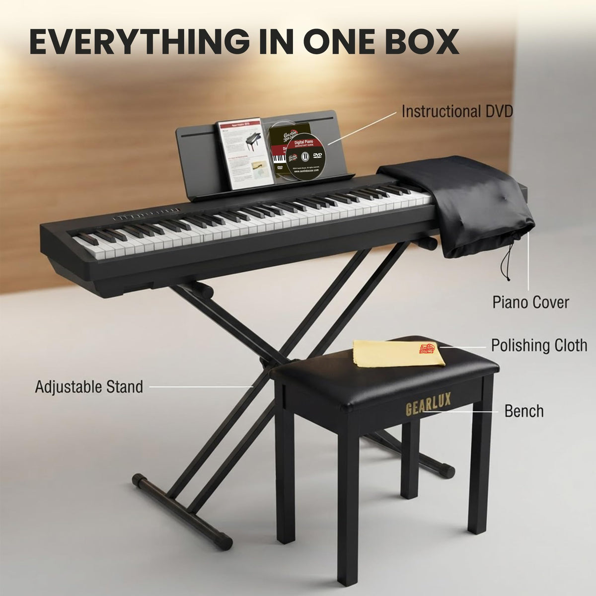 Roland FP-30X 88-Key Digital Piano - Black w/ Roland KSC-70 Stand