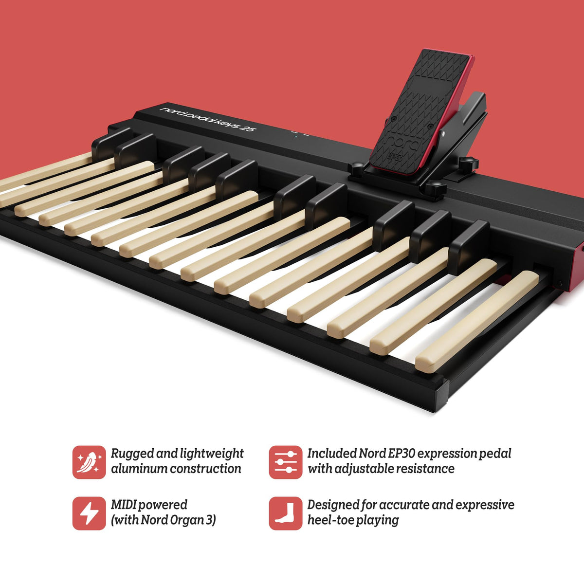 Nord Pedal Keys 25 MIDI Controller