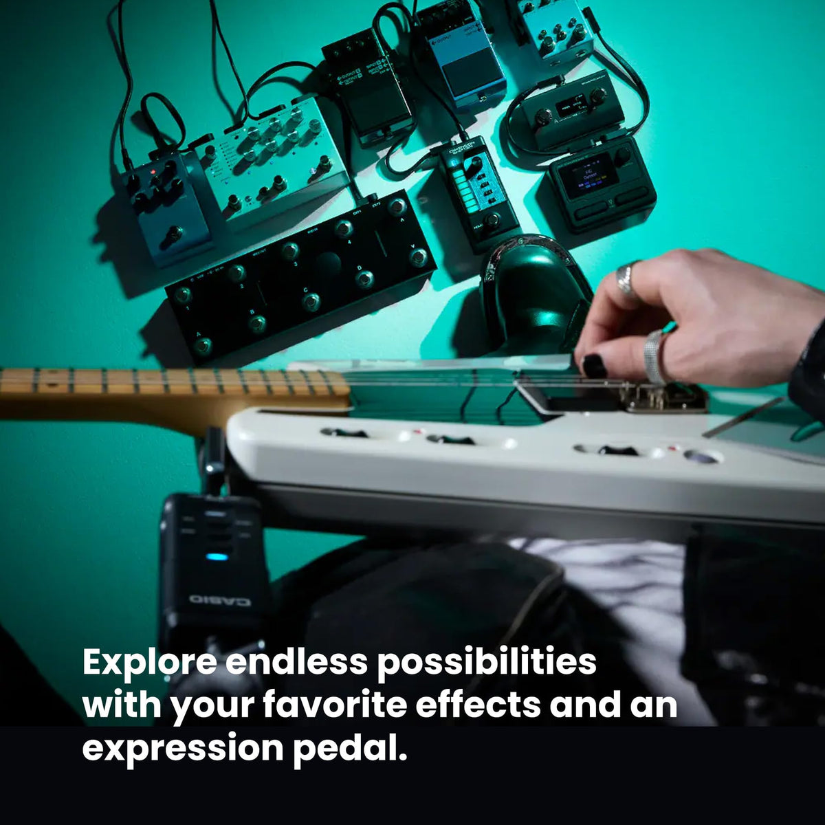 Casio DN-SE10 Dimension Shifter Guitar Expression Strap w/ Power Supply
