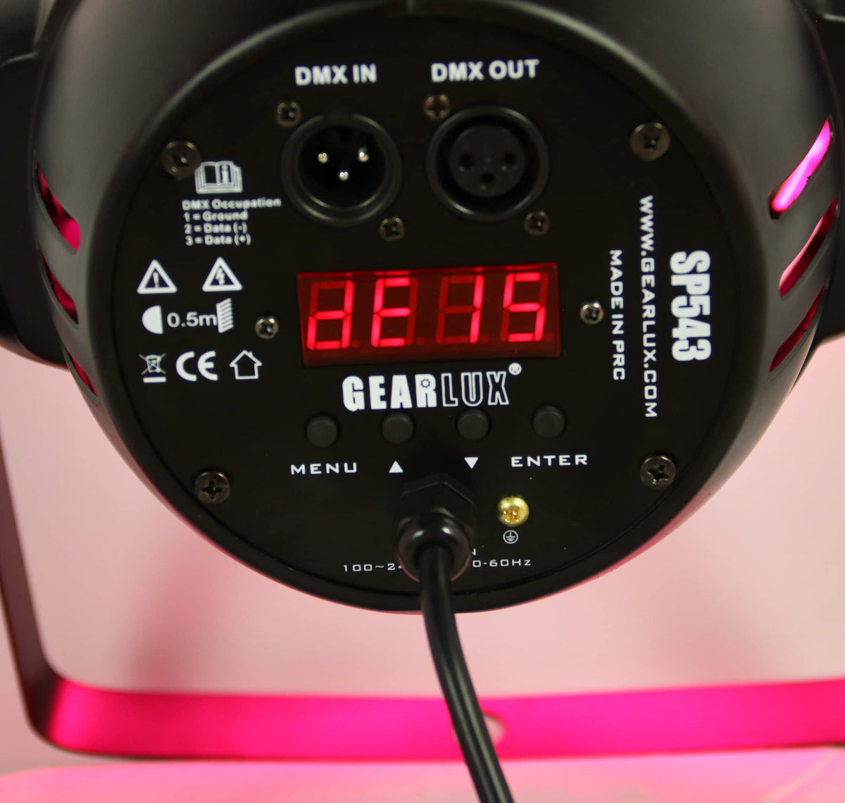 Gearlux SP543 54-LED 1-Watt RGB Three-in-One LED Stage Light