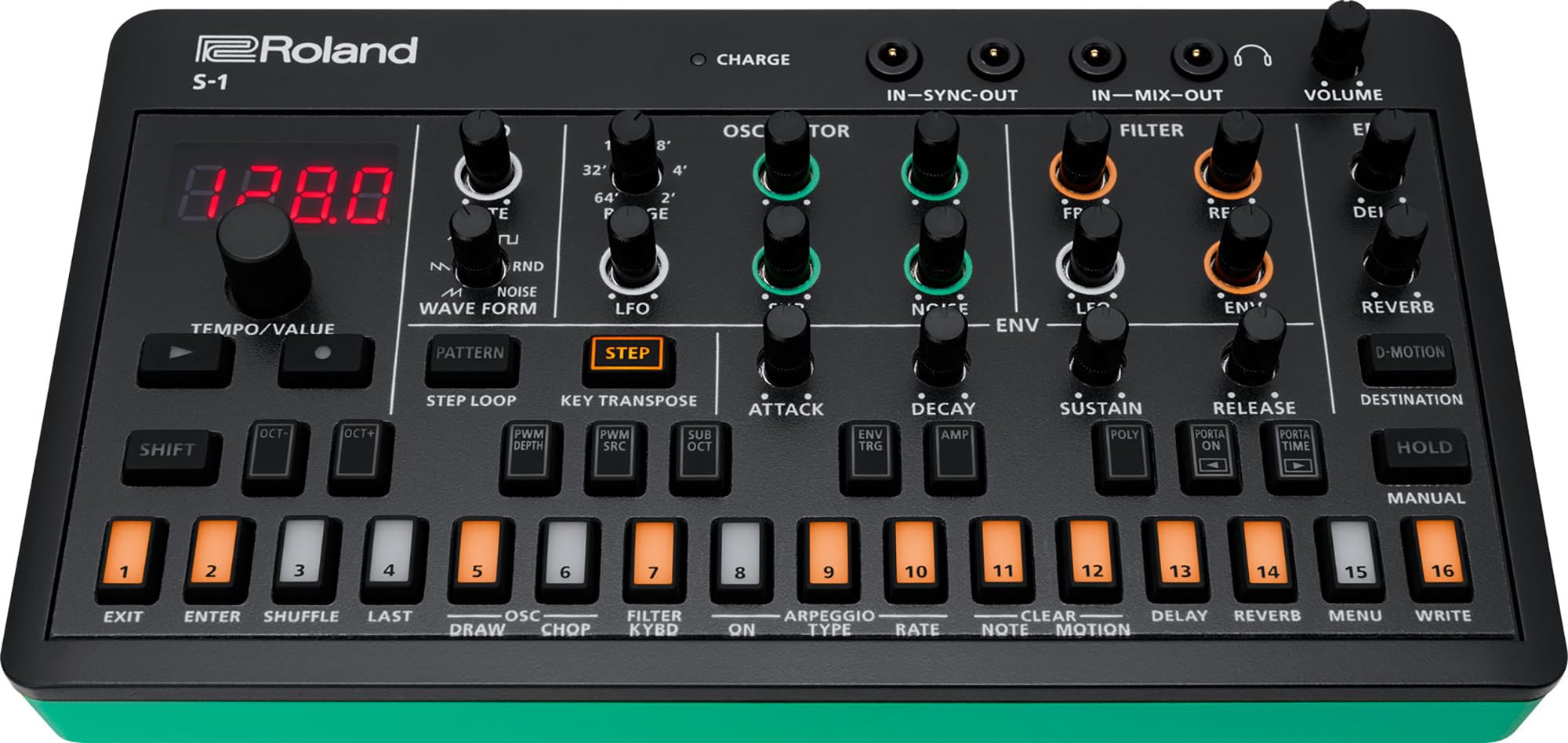 Roland S-1 Tweak Synthesizer w/ Audio Cable