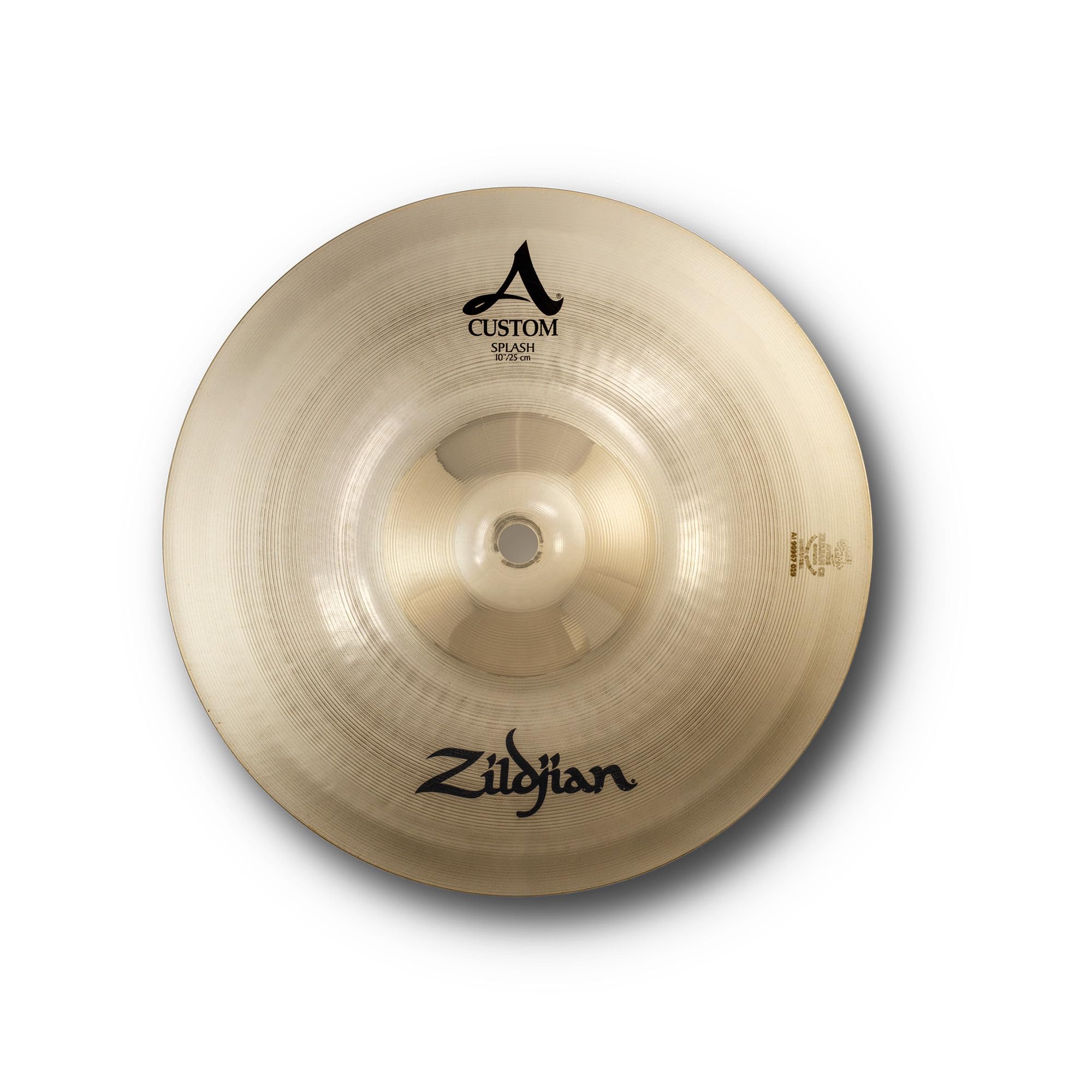 Zildjian A20542 10" A Custom Splash Cymbal w/ Drumstick Bag