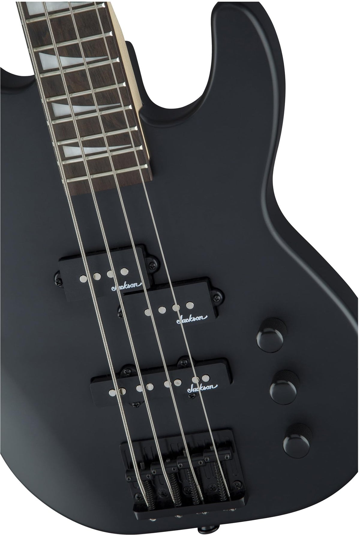 Jackson Concert Bass Minion JS1X Bass Guitar - Satin Black w/ Instrument Cable