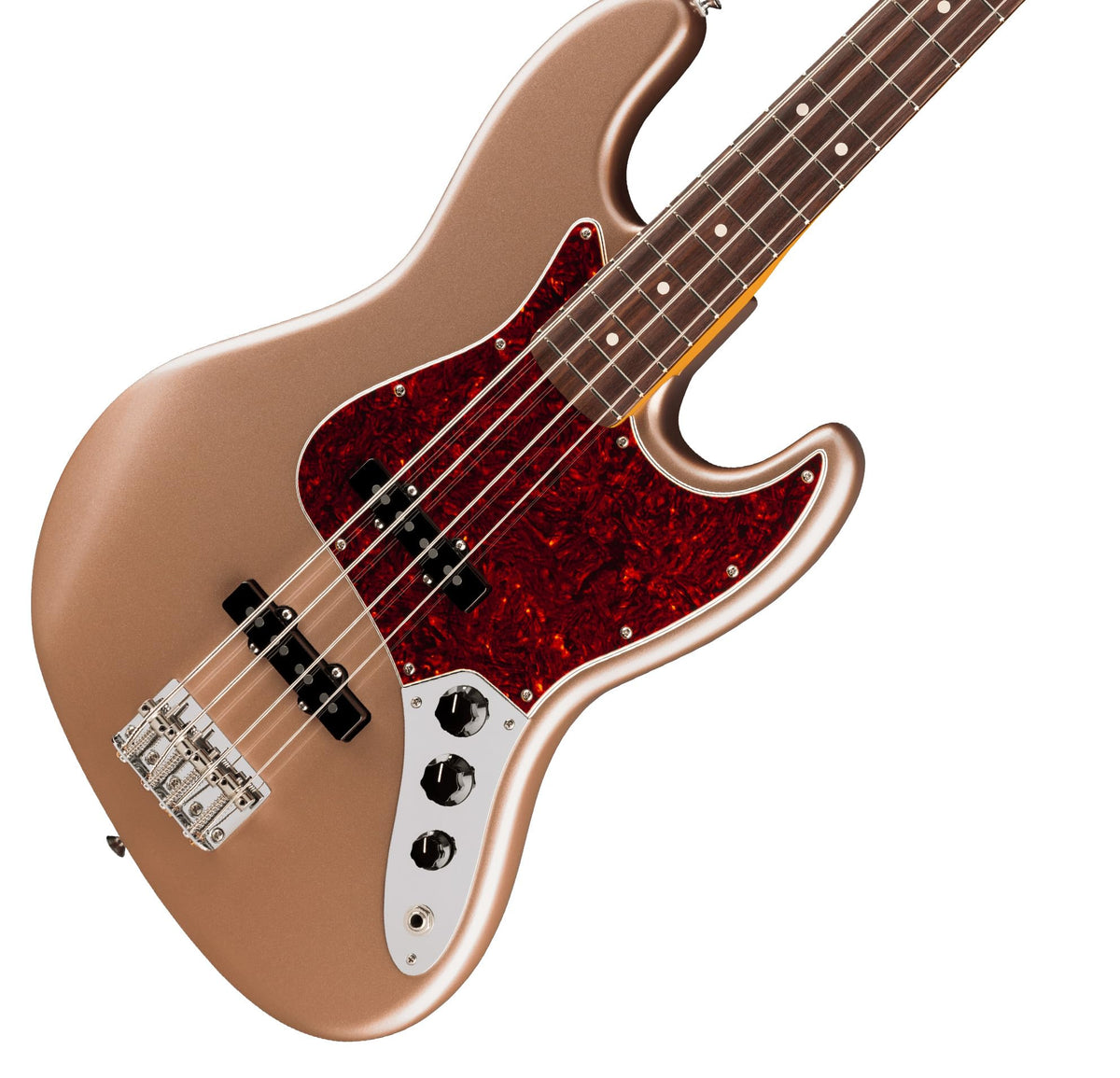 Fender American Professional Classic Jazz Bass - Faded Firemist Gold w/ Cleaning Kit