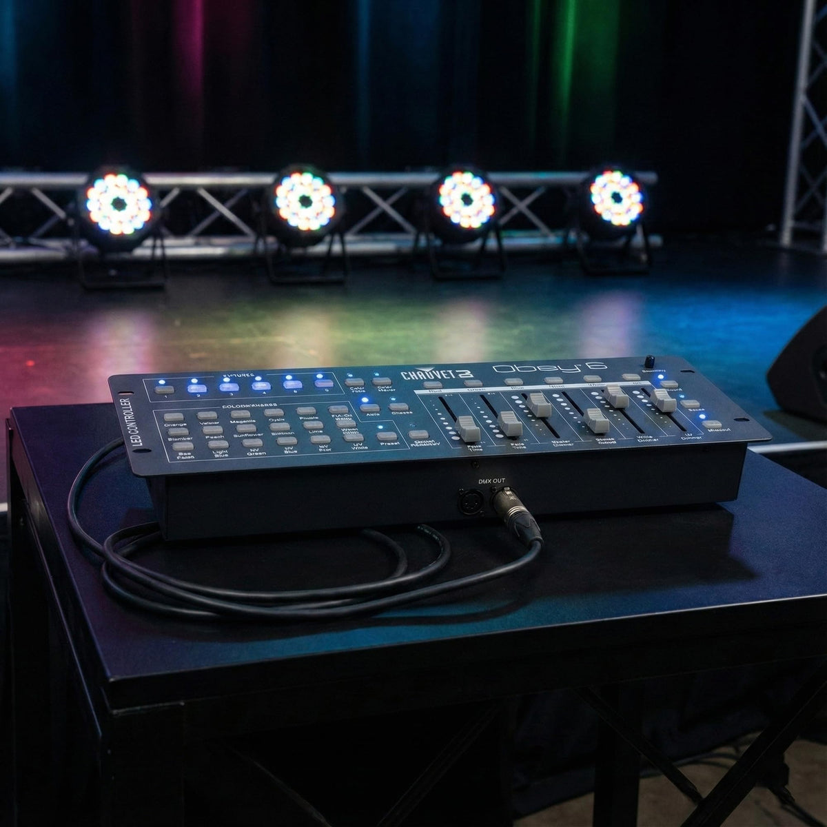 Chauvet Obey 6 DMX Controller w/ DMX Cable