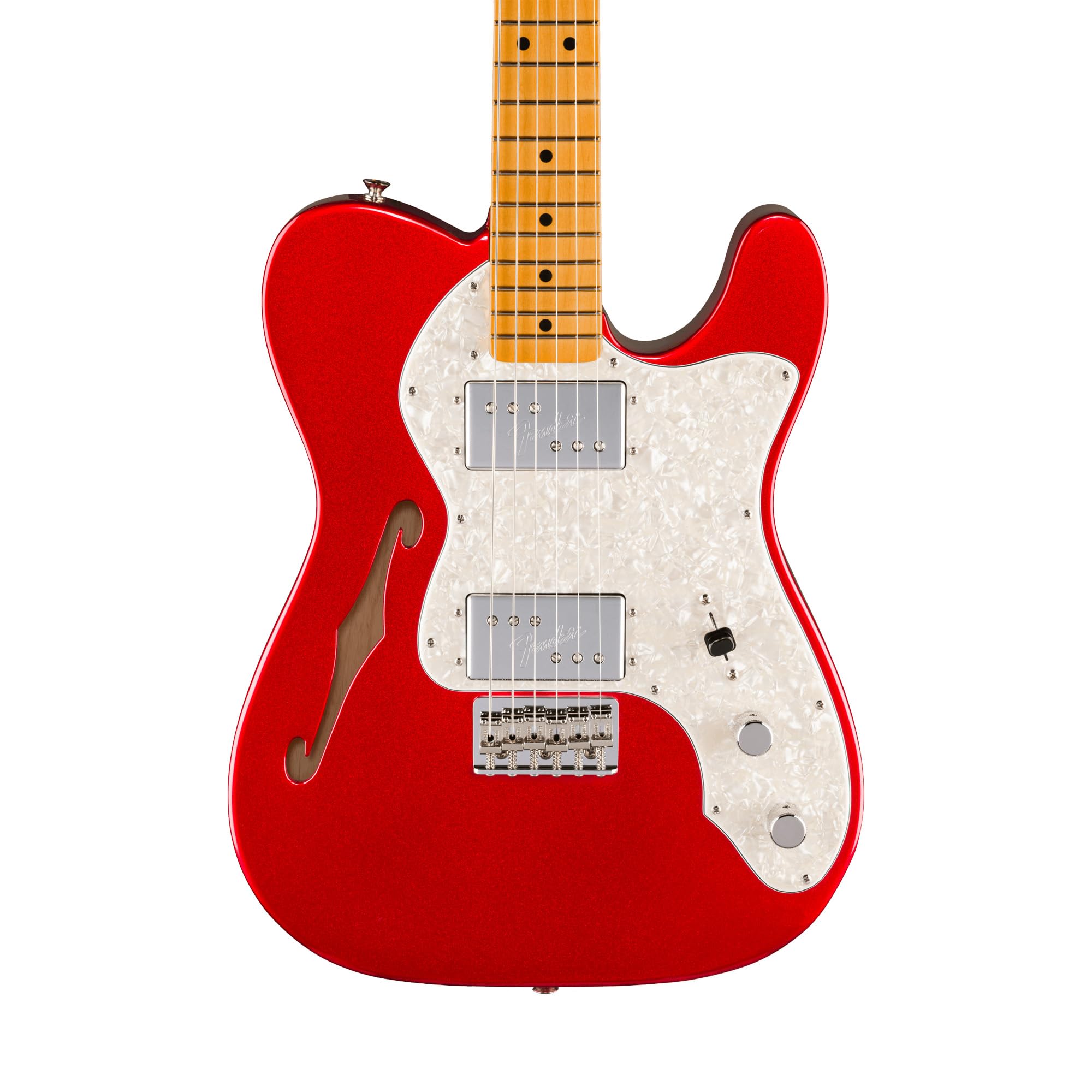 Fender American Vintage II 1972 Telecaster Thinline - Candy Apple Red w/ Cleaning Kit