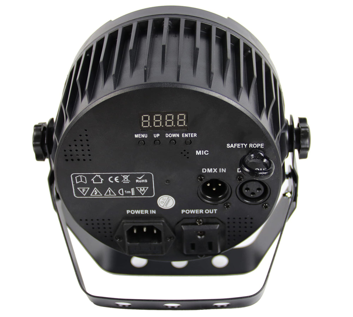 Gearlux Par Can 9 Channel 2-Watt RGBA or RGBW + UV 30 PCS Auto Stage Light