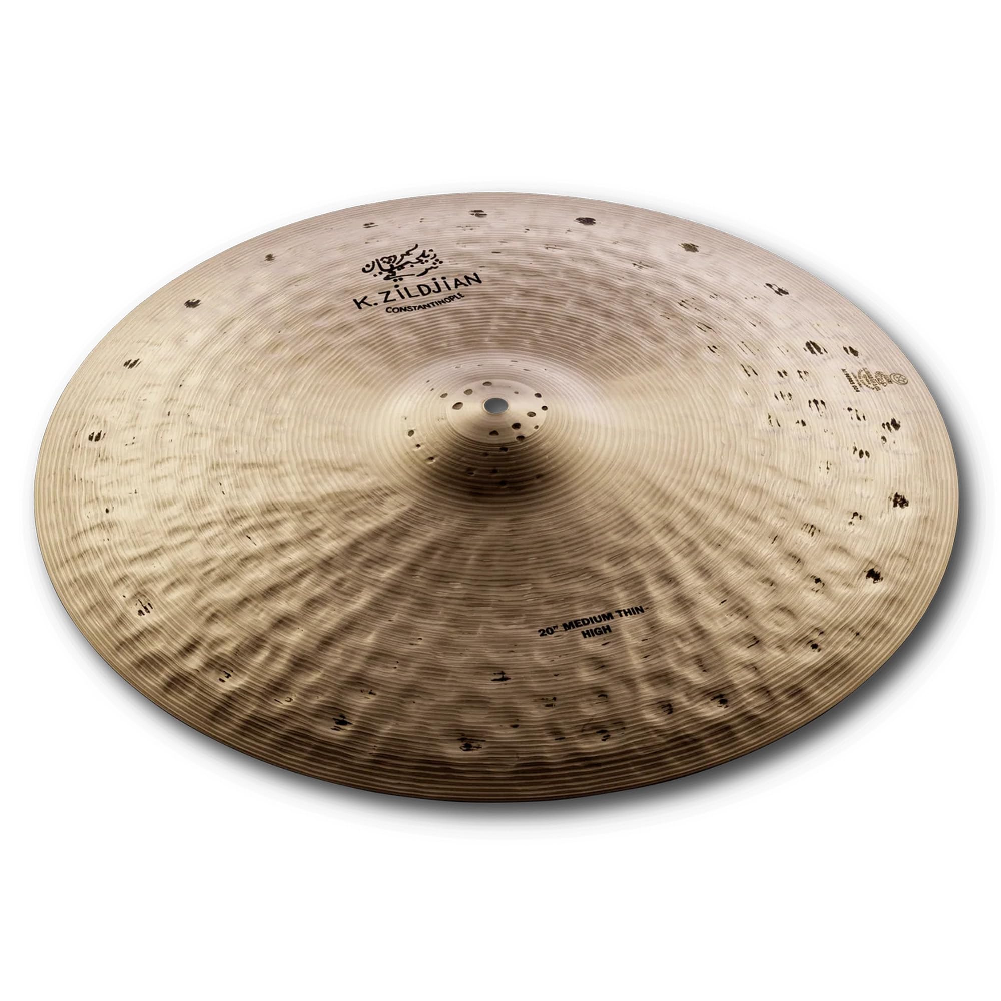 Zildjian K1121 22" K Constantinople Medium Thin Ride, High w/ Drumstick Bag