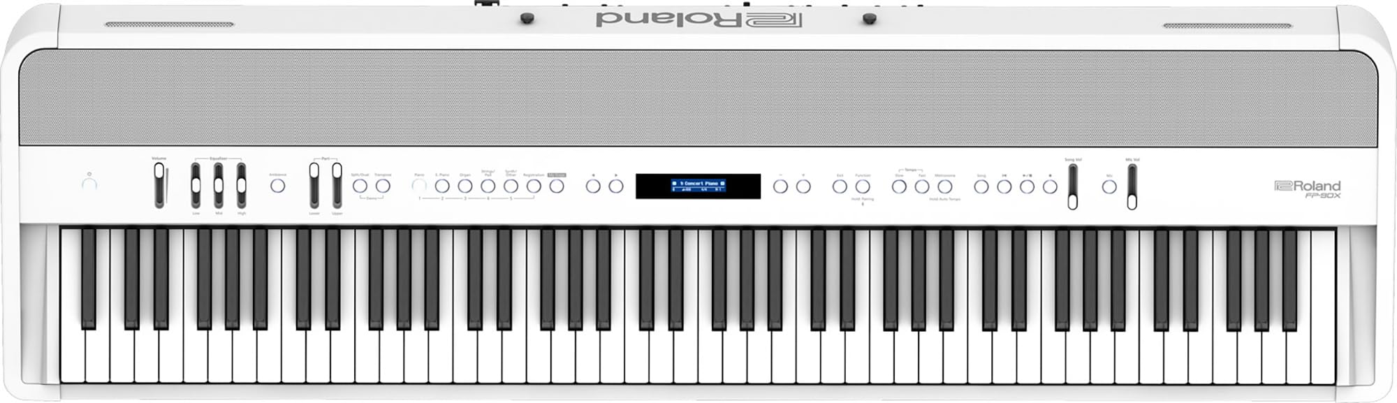 Roland FP-90X 88-Key Digital Piano - White w/ Sustain Pedal