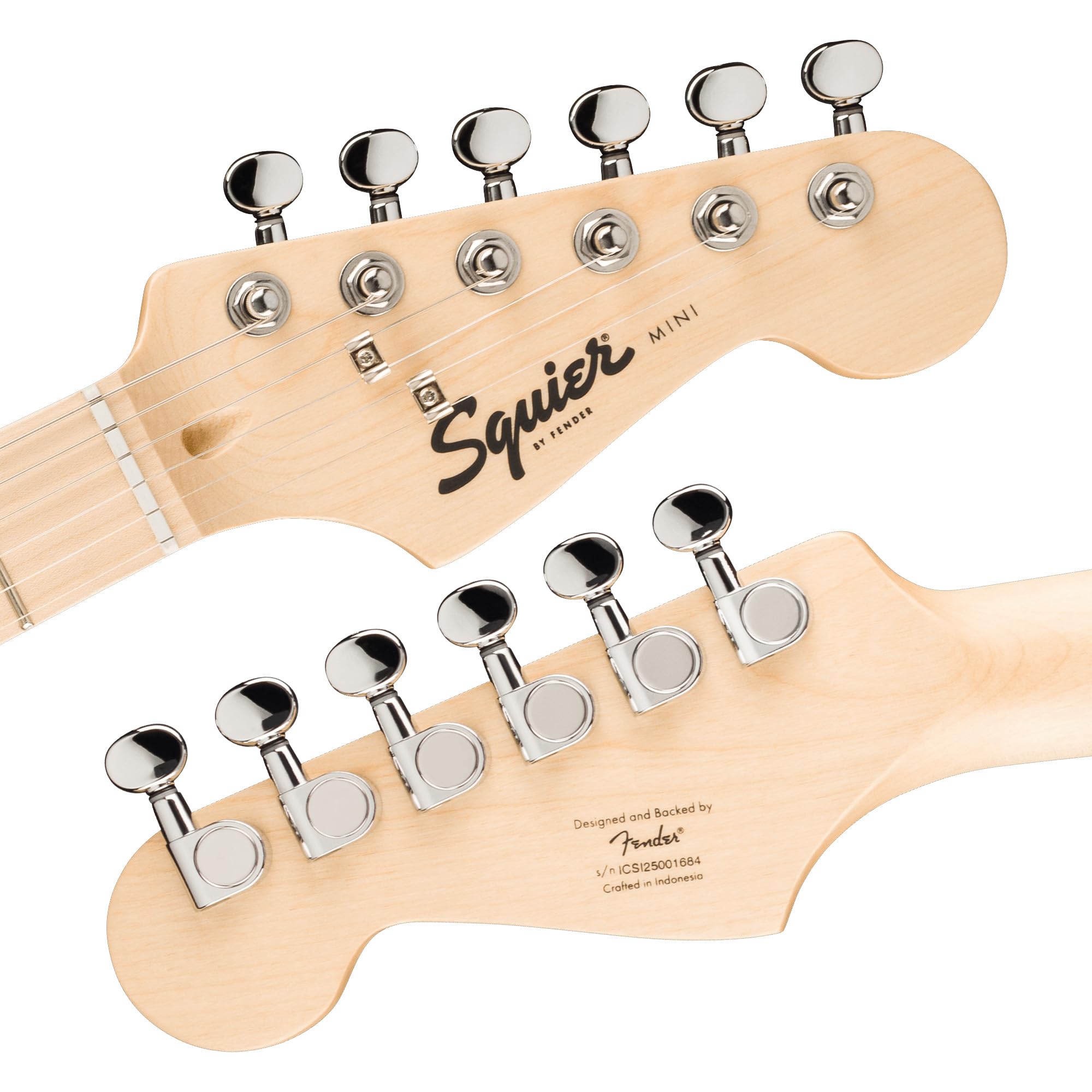Fender Squier 3/4-Size Kids Mini Strat Electric Guitar - Sea Foam Green w/ Amplifier
