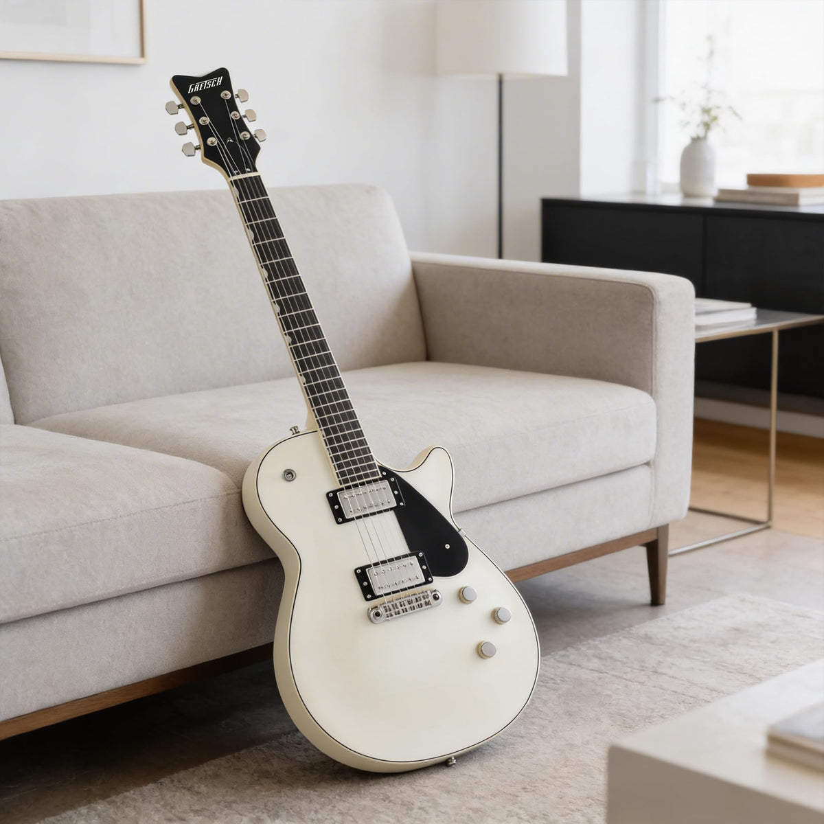 Gretsch Electromatic Premier Jet Electric Guitar - Vintage Pearl w/ Strap