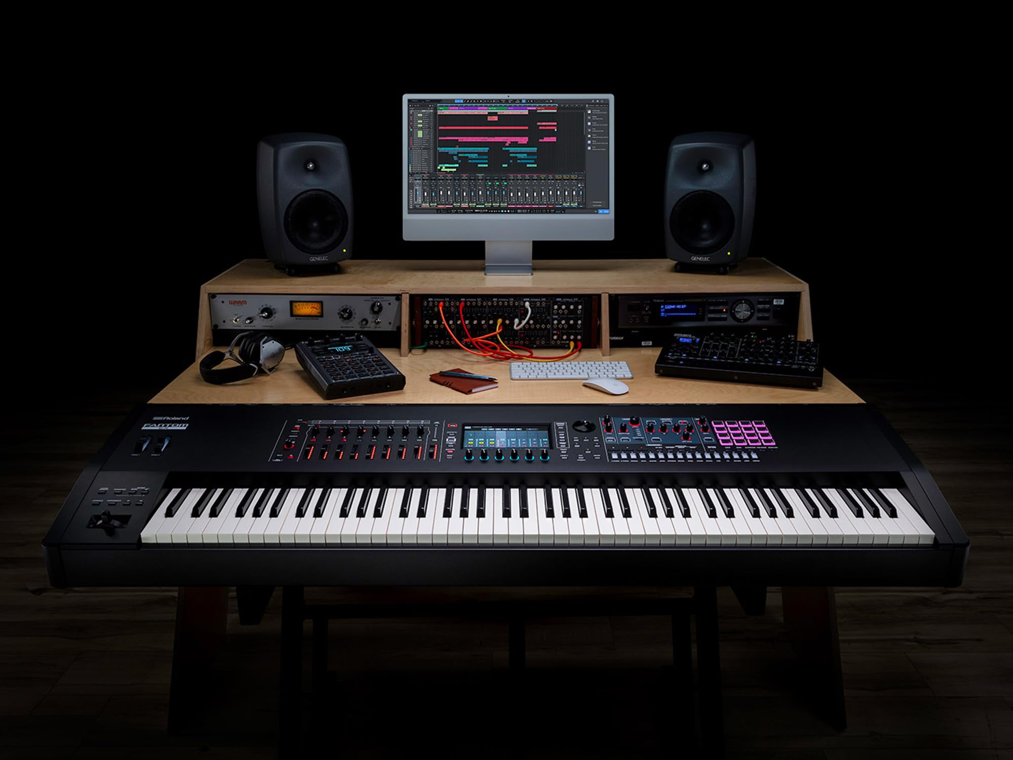 Roland Fantom 8 EX 88-Key Workstation Keyboard Synthesizer w/ Sustain Pedal