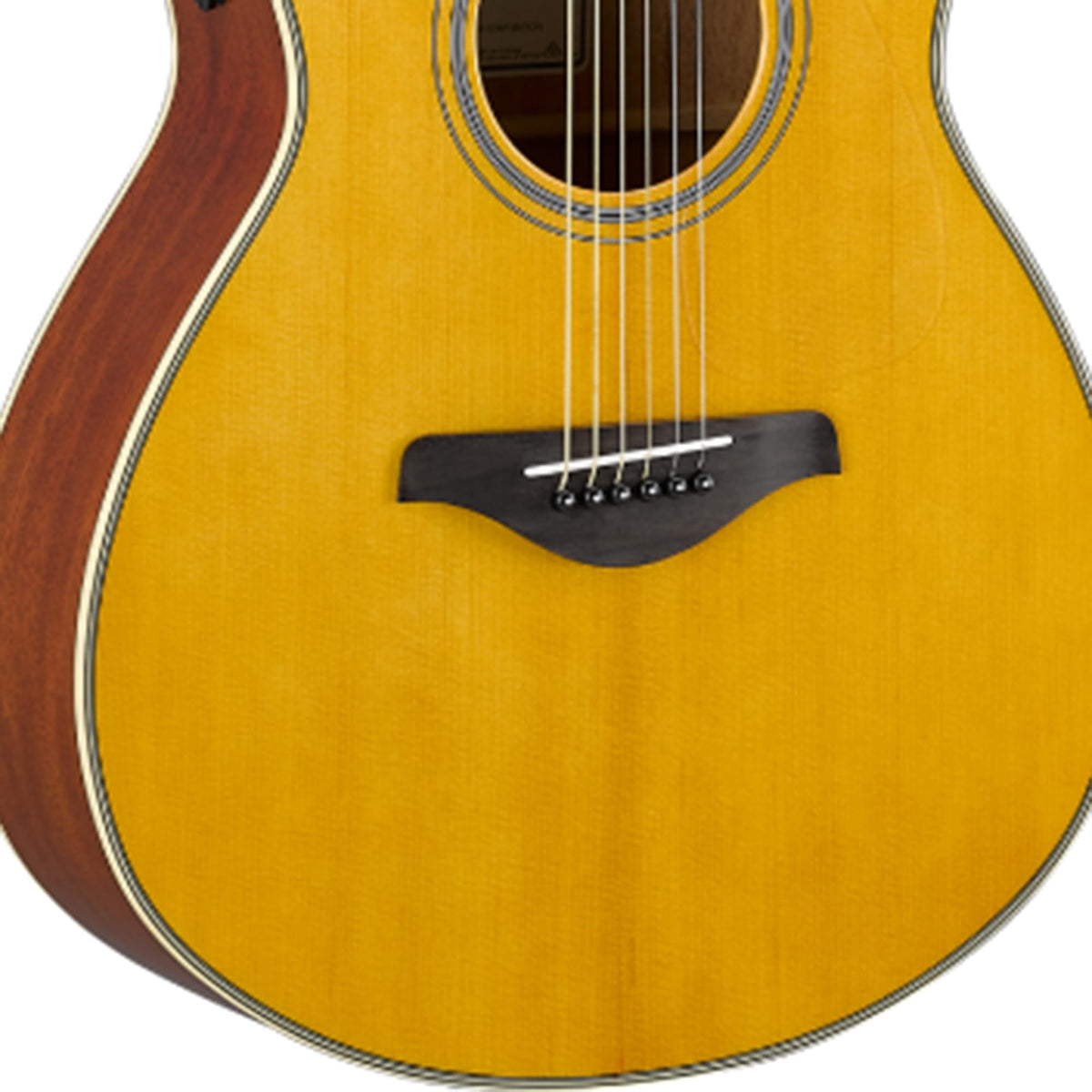 Yamaha FS-TA TransAcoustic Concert Acoustic-Electric Guitar - Vintage Tint