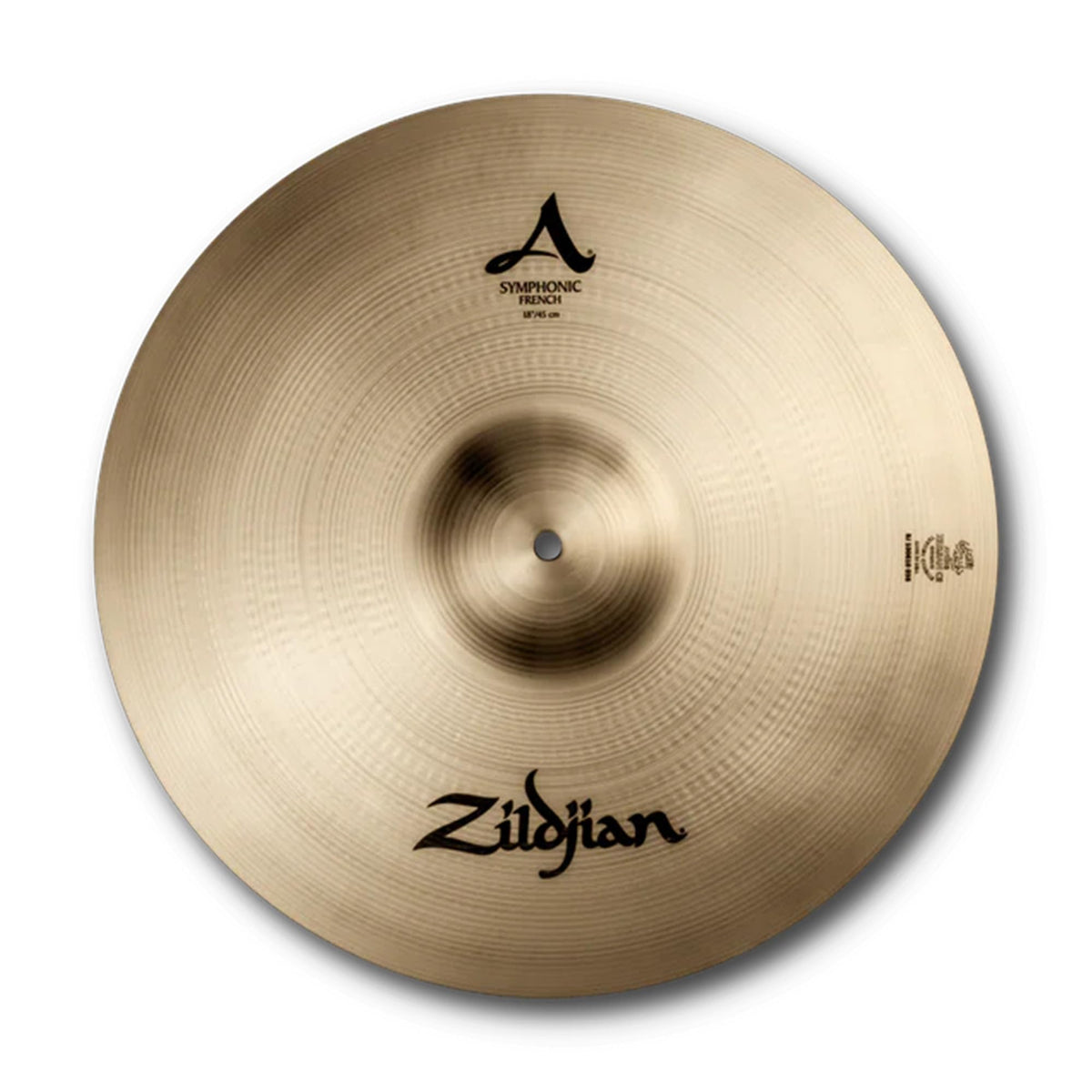 Zildjian A0429 20" A Symphonic French Tone Hand Cymbals - Pair w/ Drumstick Bag