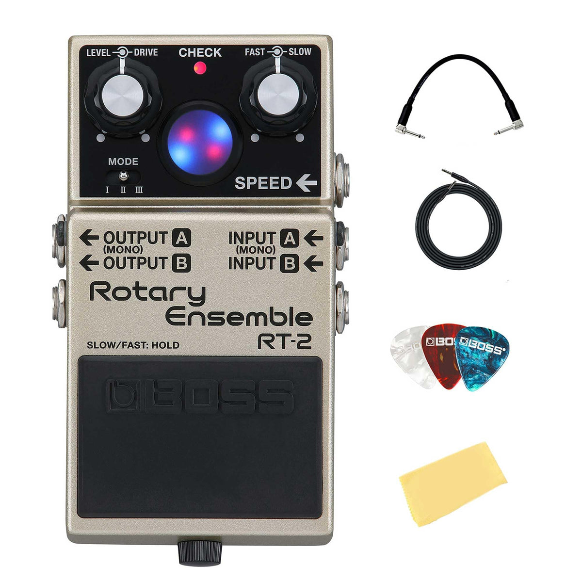 Boss RT-2 Rotary Ensemble w/ Instrument Cable