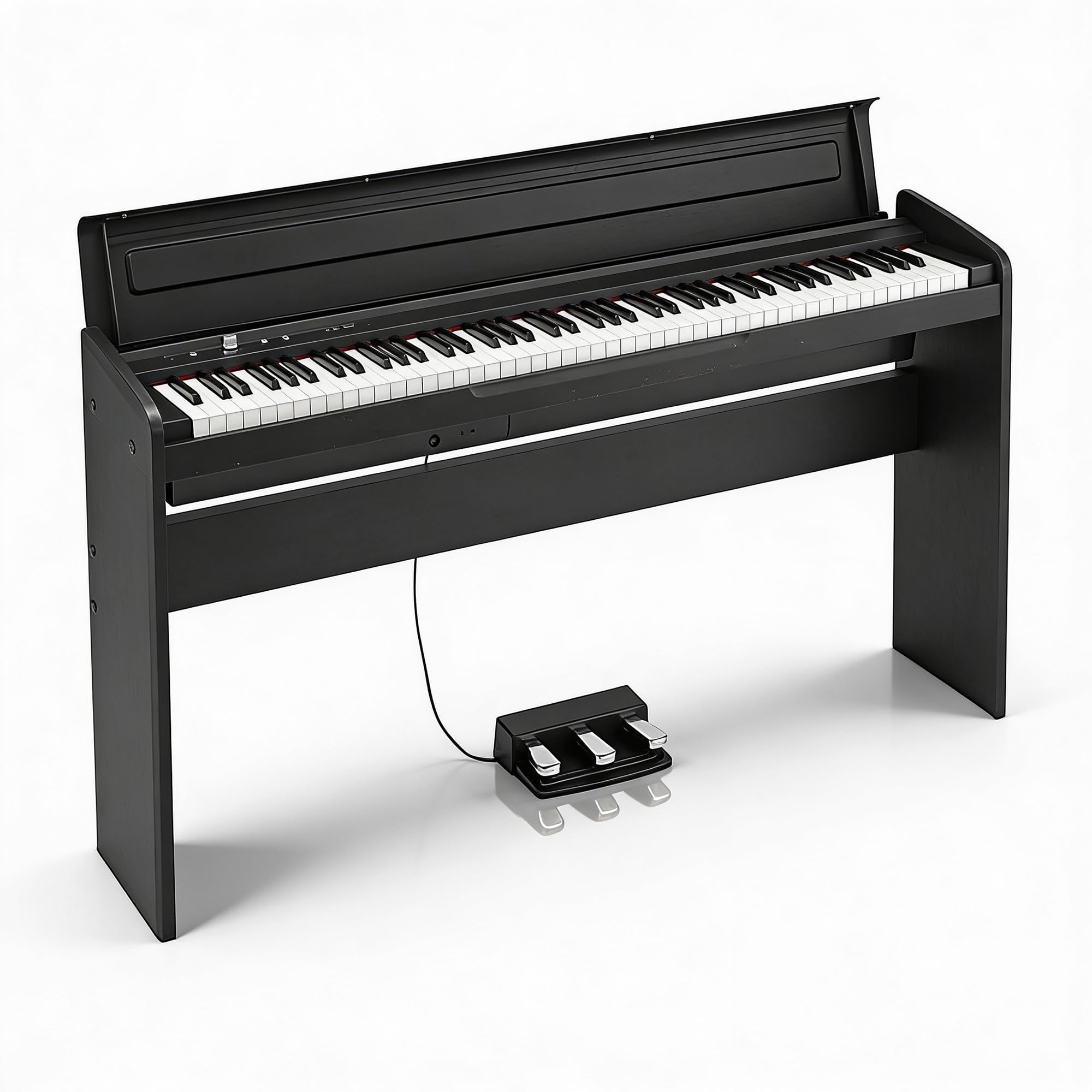 Korg LP-180 Contemporary Home Digital Piano - Black w/ Furniture Bench