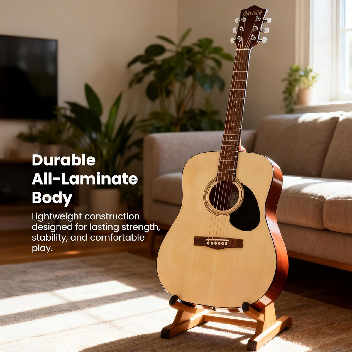 Gretsch Prelude D100 Dreadnought Acoustic Guitar - Natural