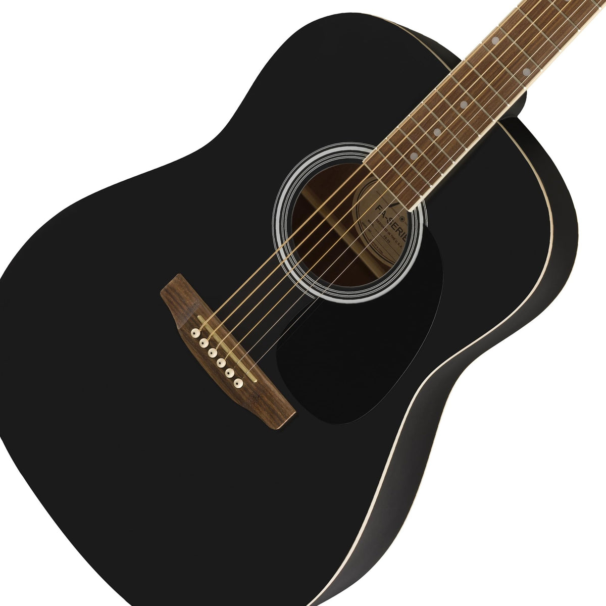 Fender FA-25 Dreadnought Acoustic Guitar - Black