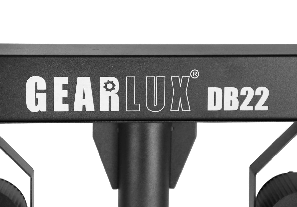 Gearlux 4-in-1 LED Party Bar Derby Light 2 X 6PCS 8-Watt RGBW Bright LEDs and 2 X 2PCS 10-Watt Warm LEDs