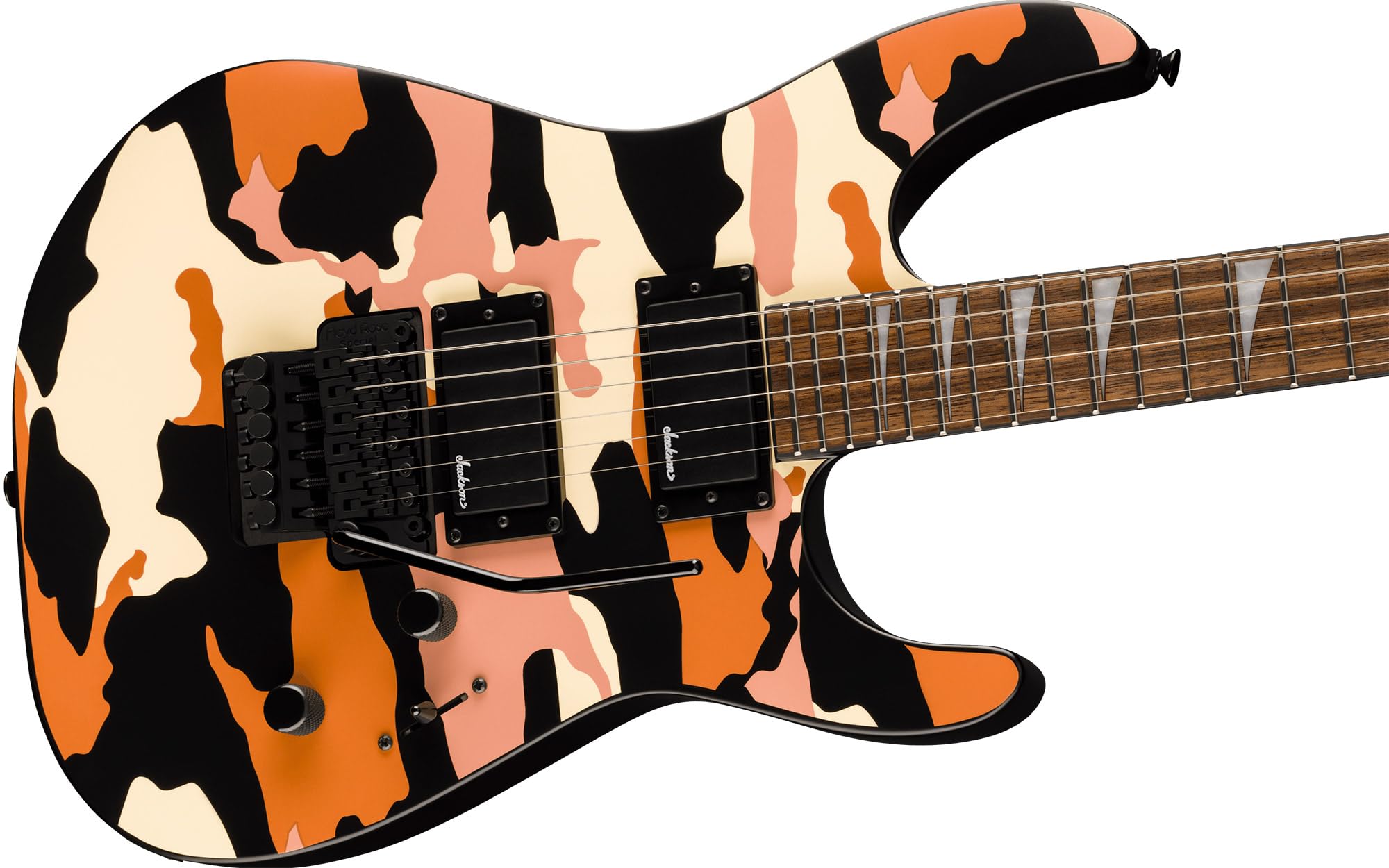 Jackson X Series Soloist SLX DX Electric Guitar - Butterscotch Camo w/ Instrument Cable